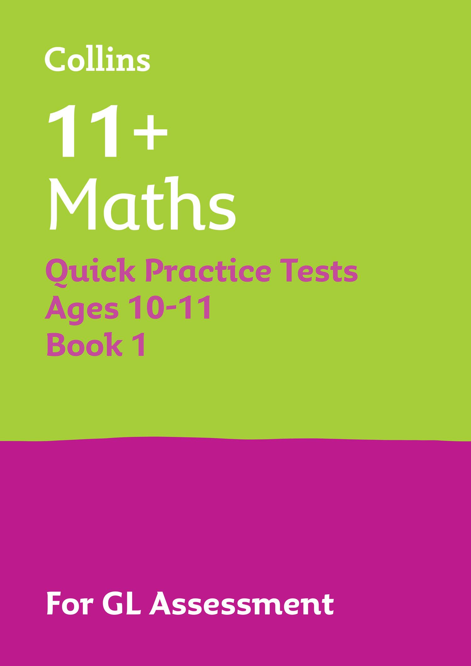 Vorderes Coverbild 11+ Maths Quick Practice Tests Age 10-11 (Year 6) Book 1