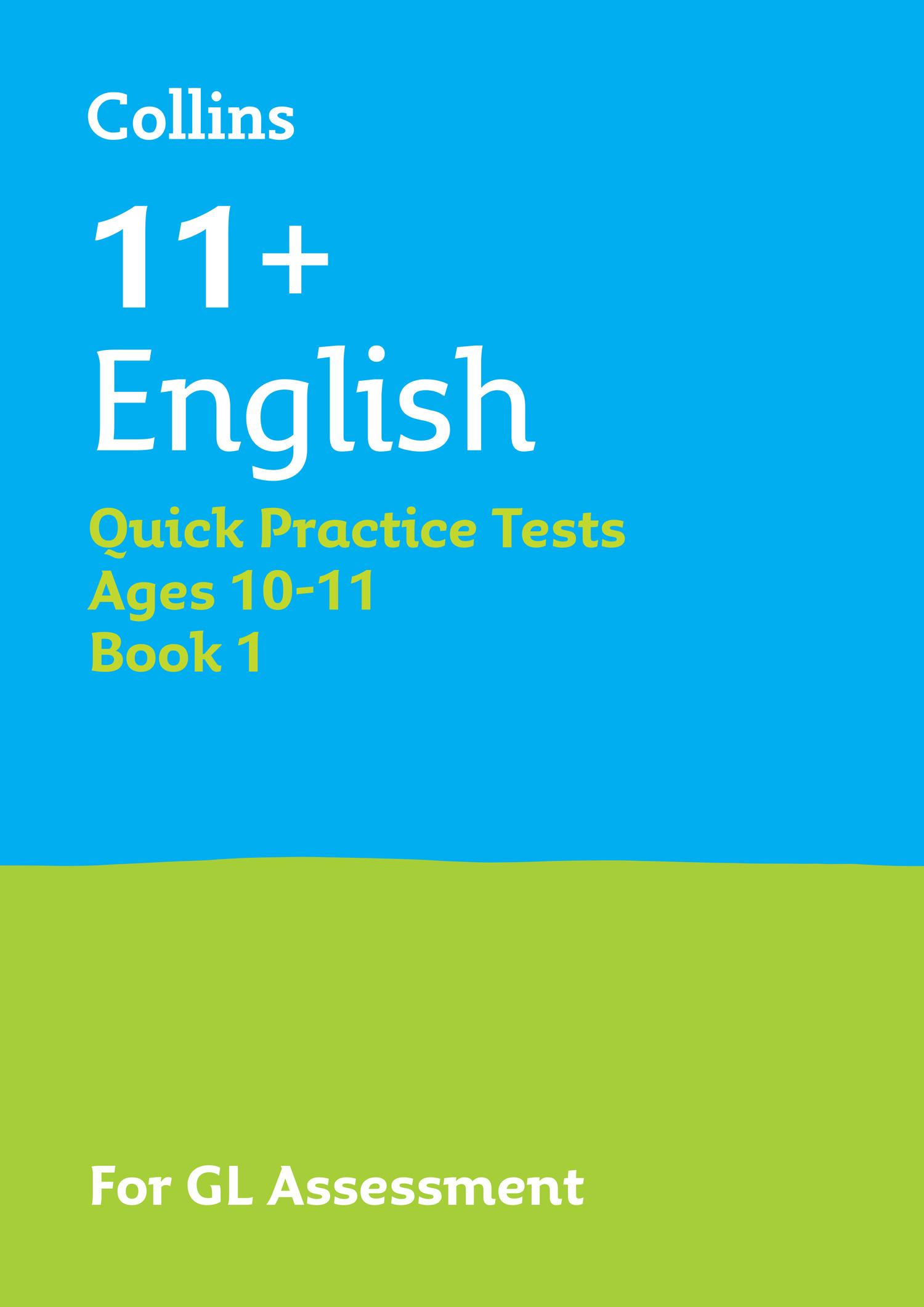 Vorderes Coverbild 11+ English Quick Practice Tests Age 10-11 (Year 6) Book 1
