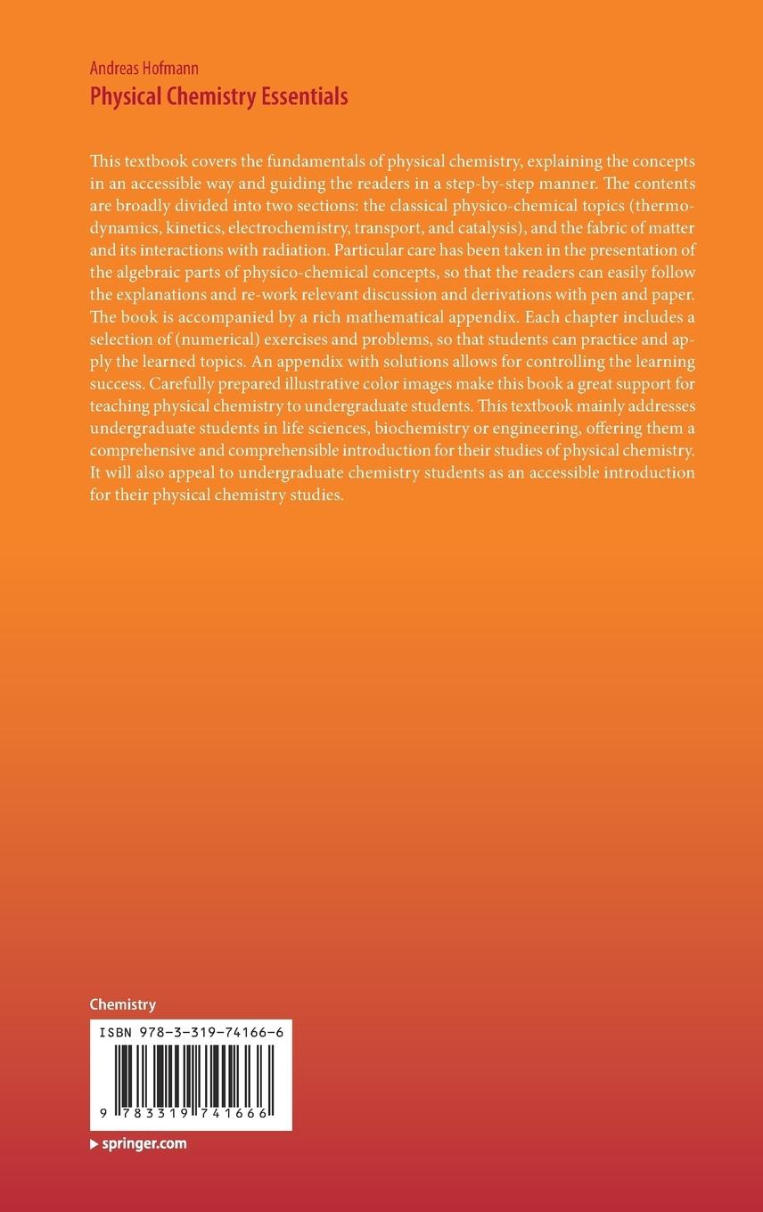 Rückseitencover Physical Chemistry Essentials