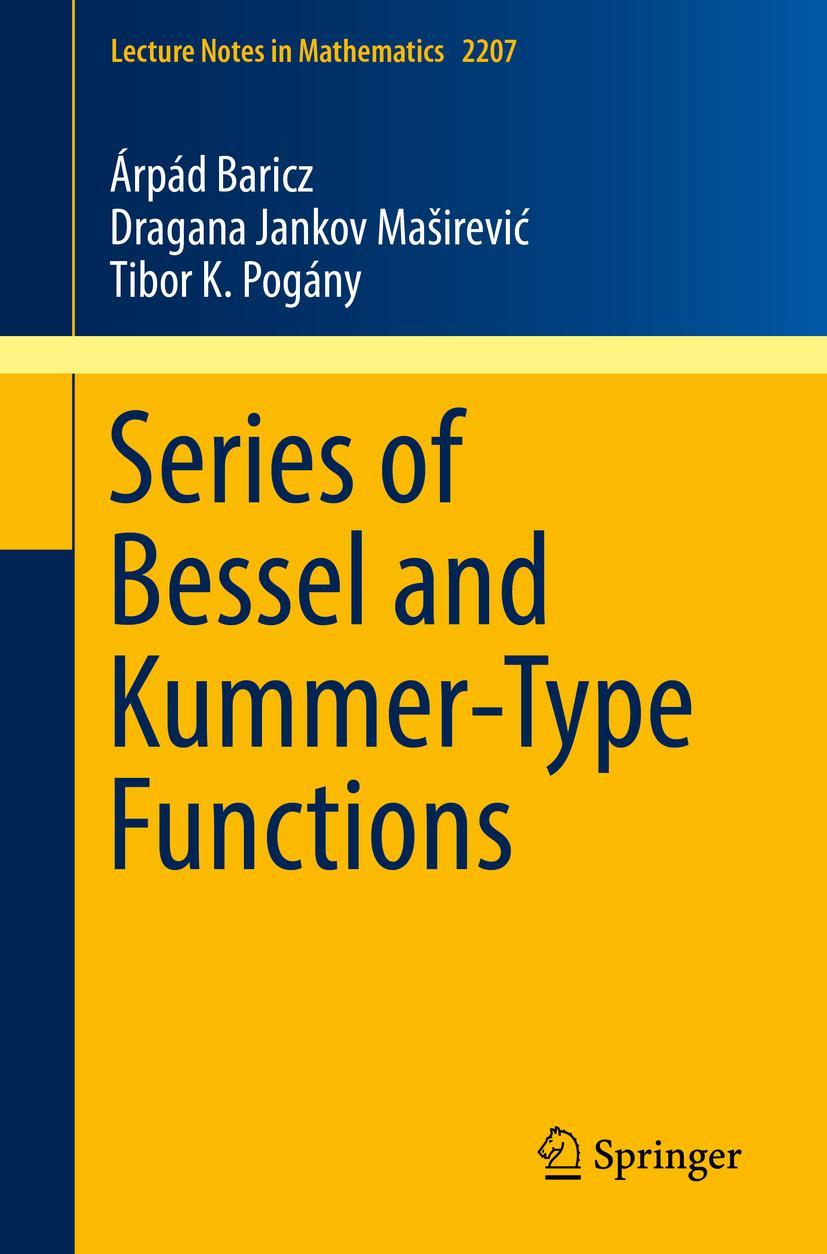 Vorderes Coverbild Series of Bessel and Kummer-Type Functions
