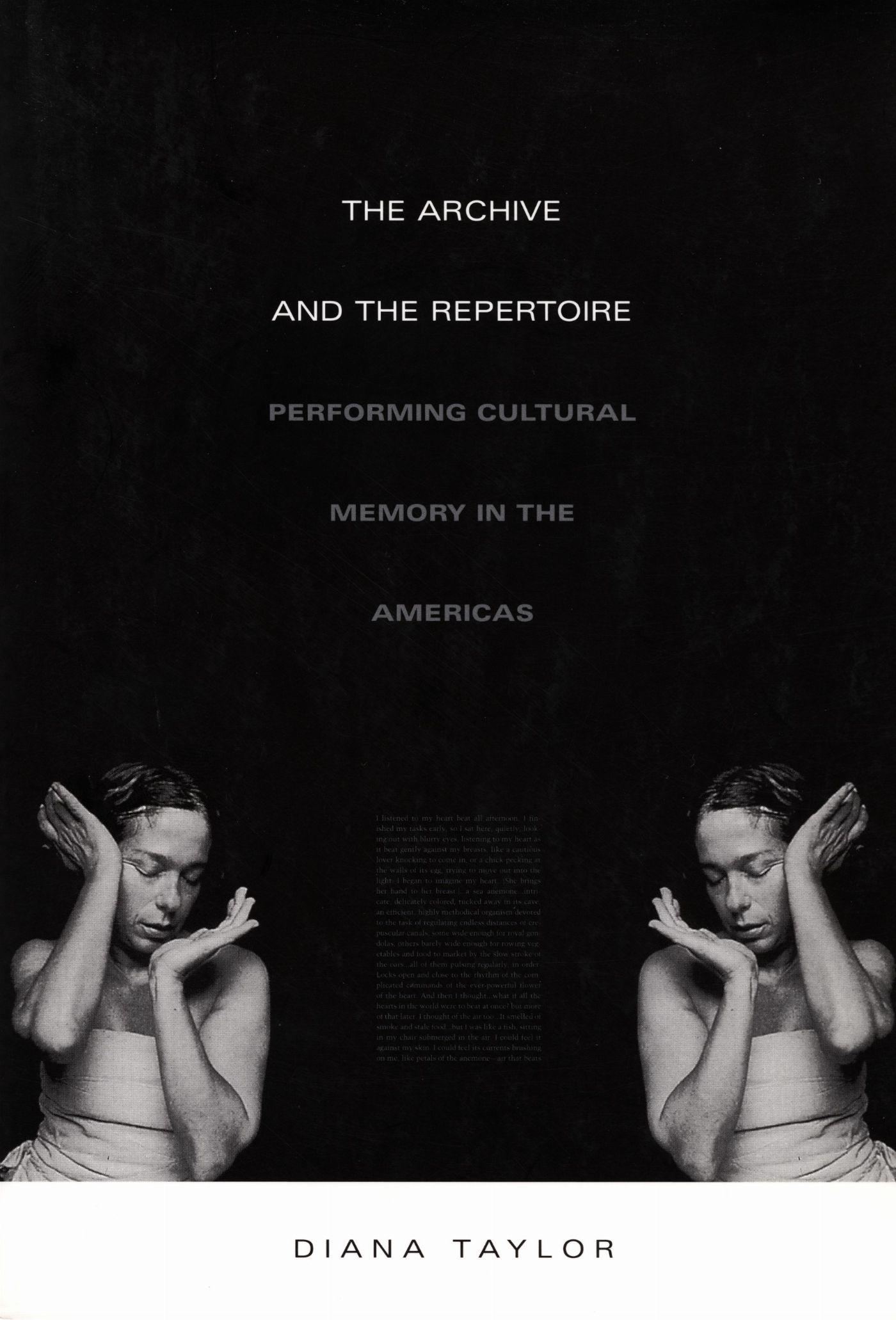 Vorderes Coverbild The Archive and the Repertoire