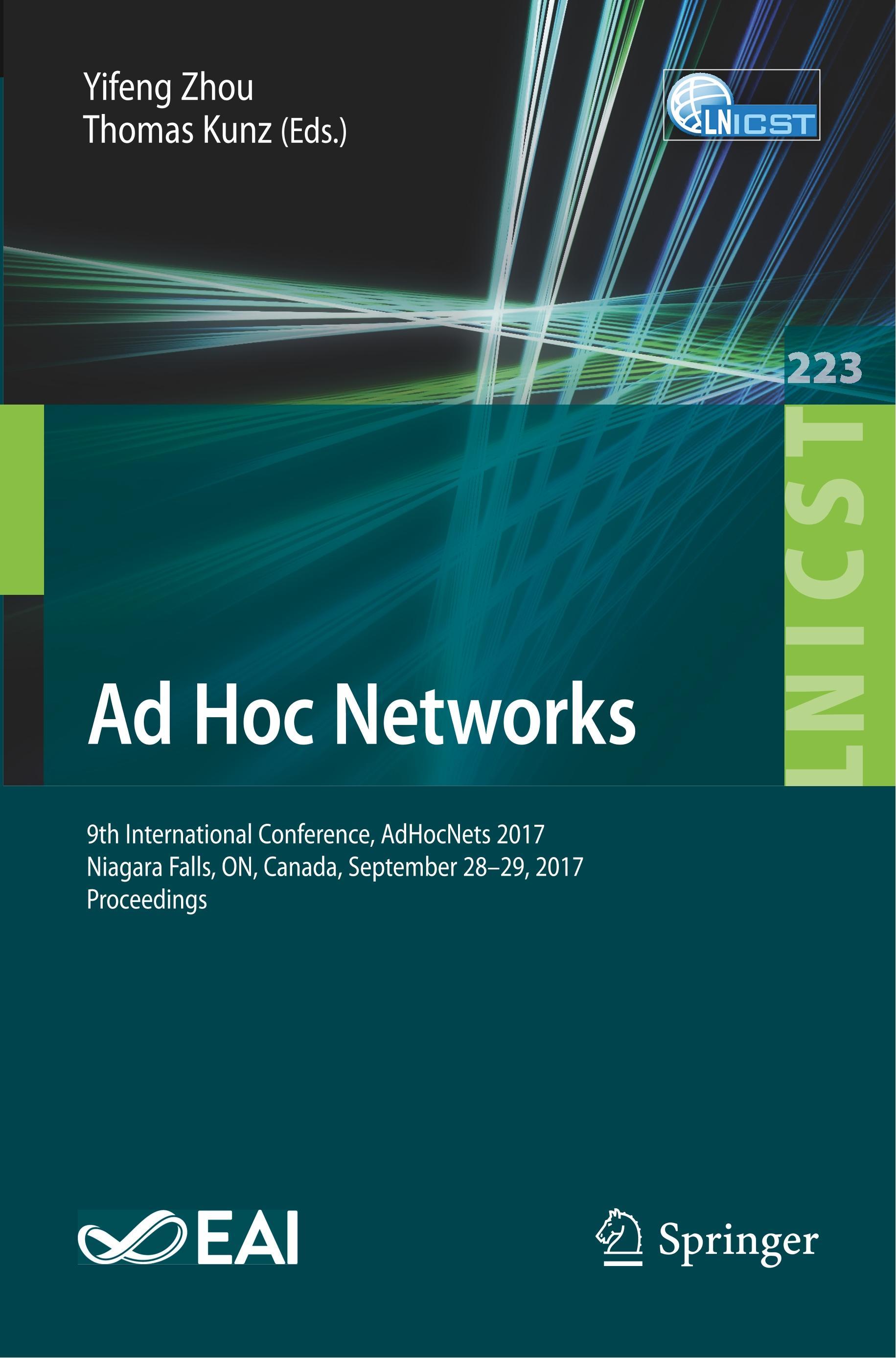 Vorderes Coverbild Ad Hoc Networks