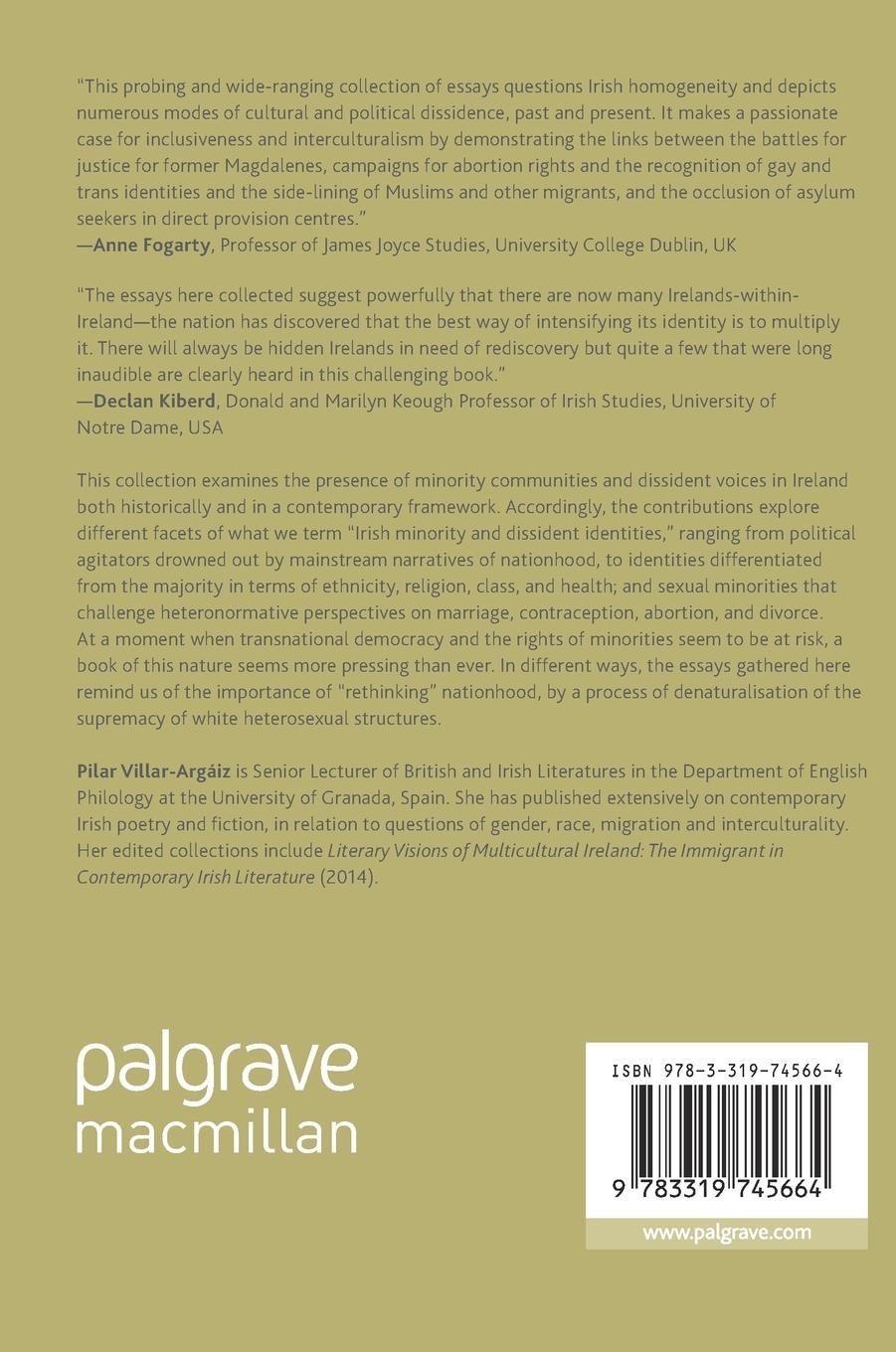 Rückseitencover Irishness on the Margins