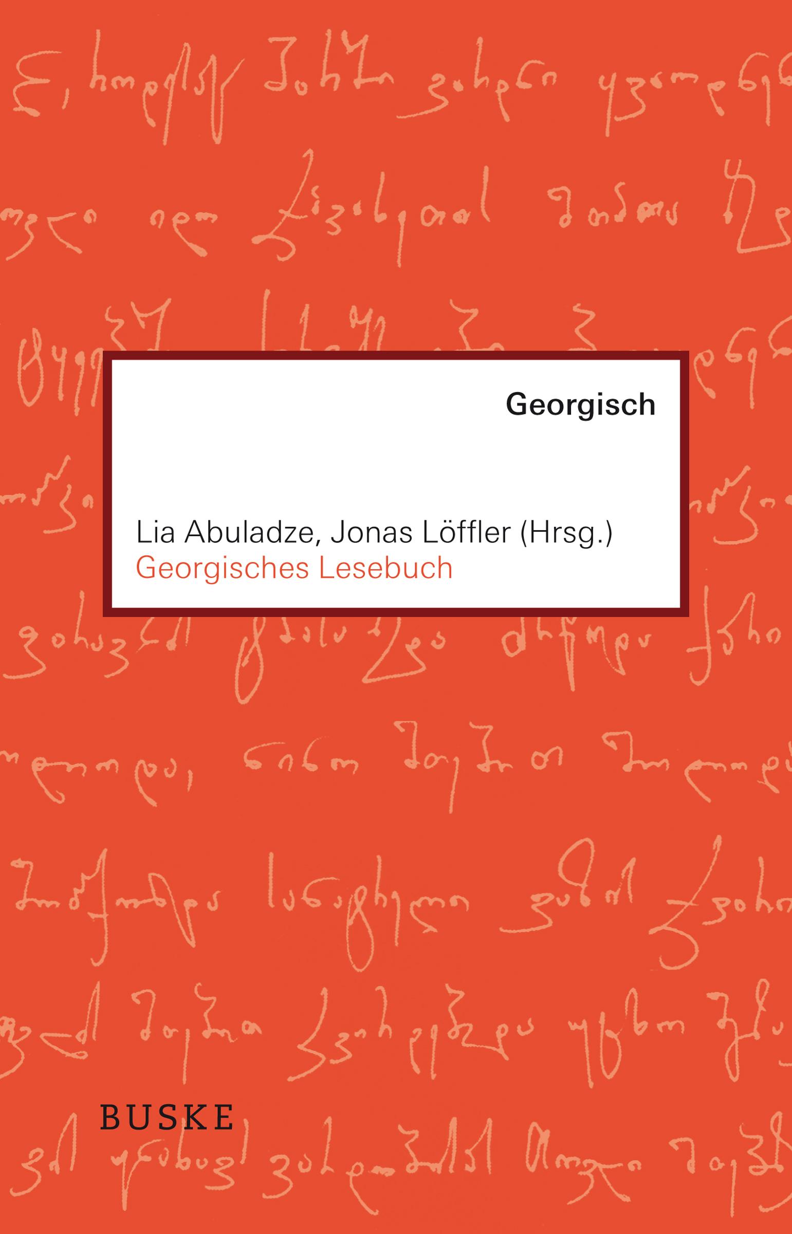 Vorderes Coverbild Georgisches Lesebuch