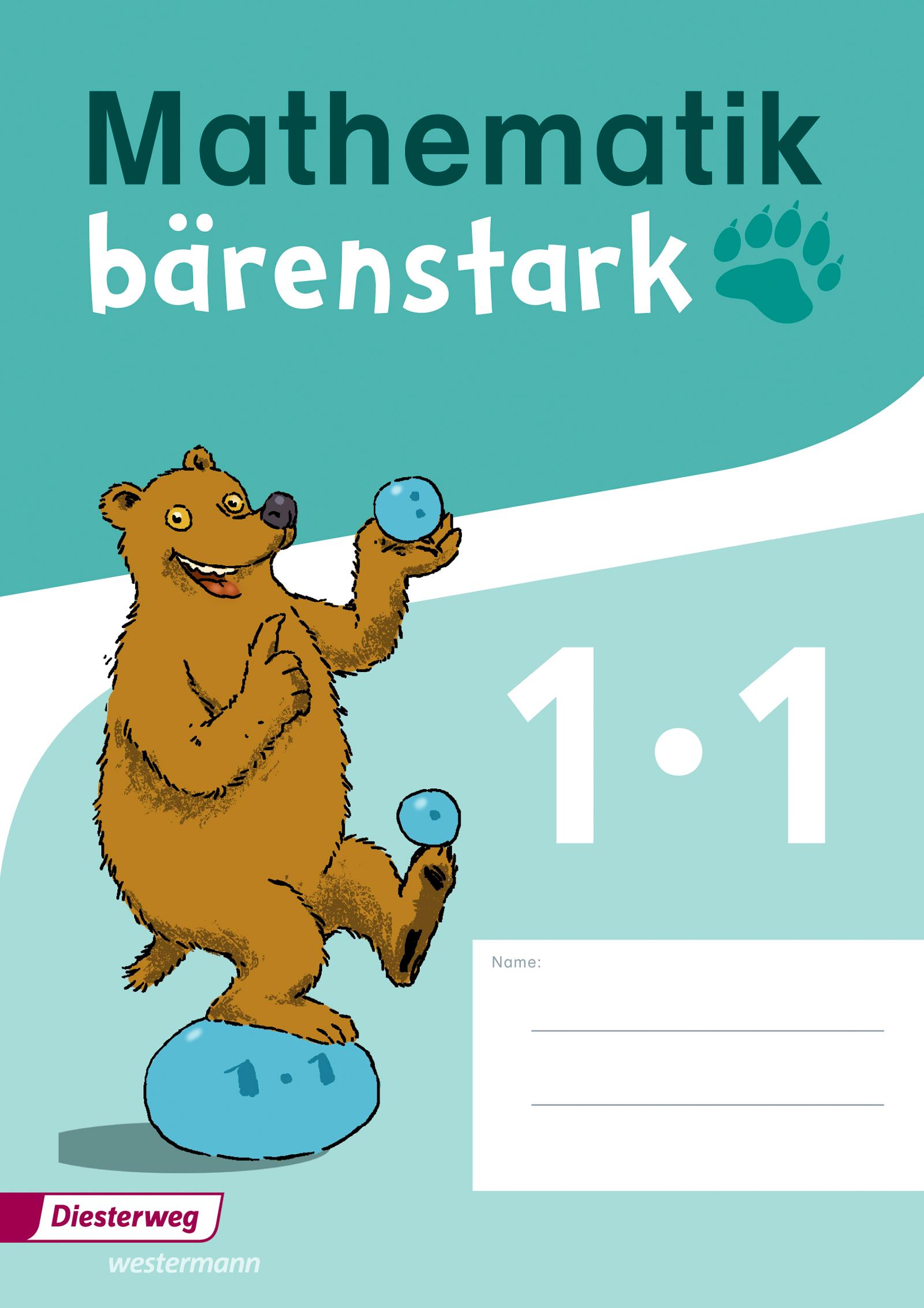Vorderes Coverbild Mathematik bärenstark Trainingsheft 1X1