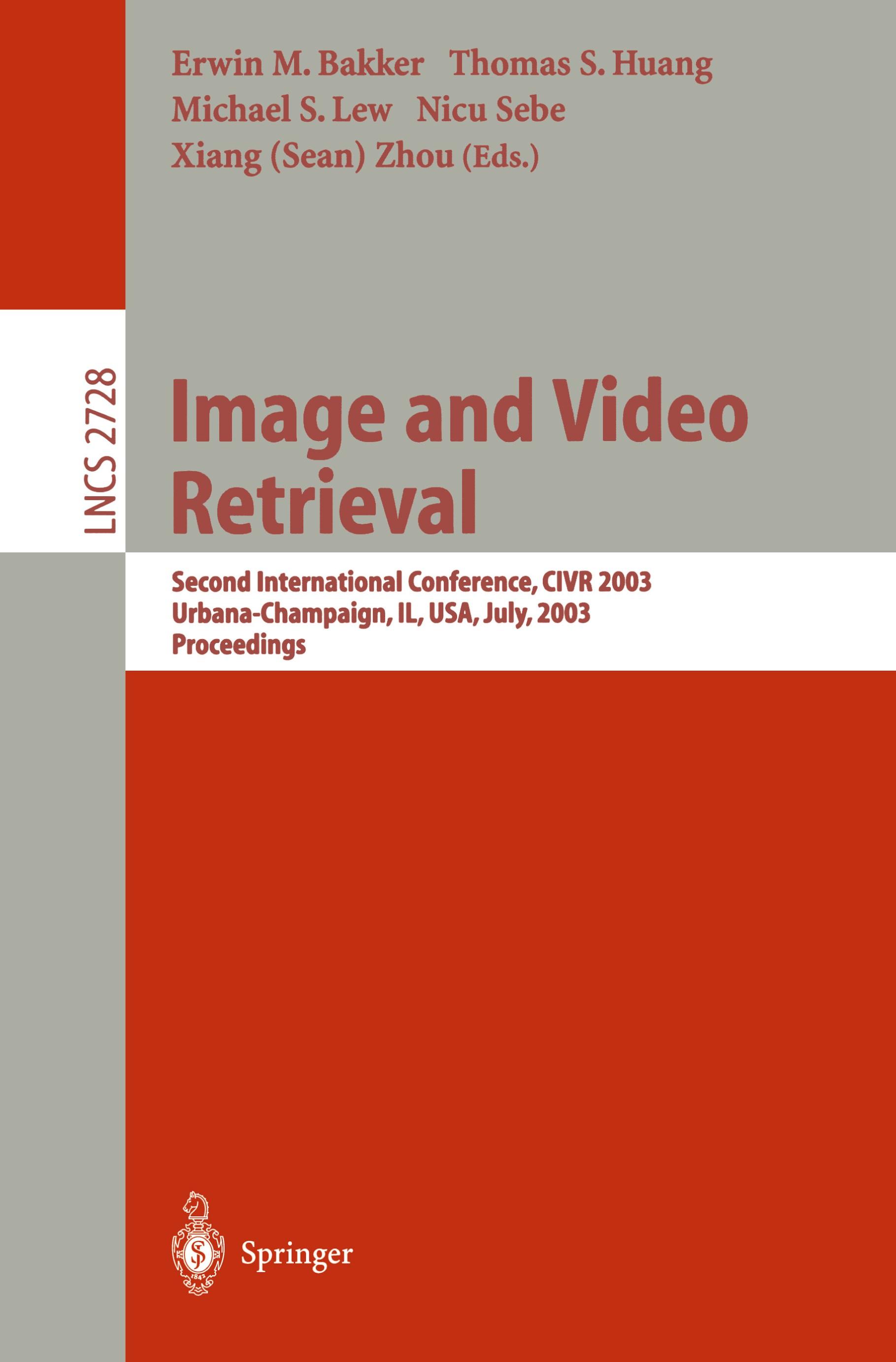 Vorderes Coverbild Image and Video Retrieval