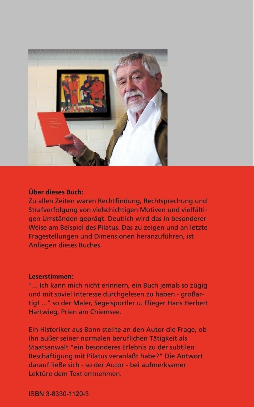 Rückseitencover Pilatus Henker wider Willen?