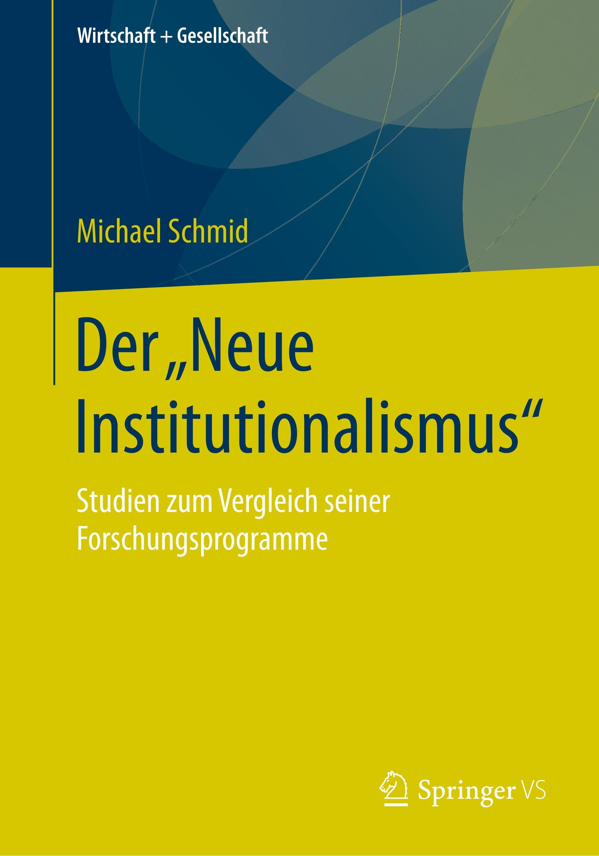 Vorderes Coverbild Der "Neue Institutionalismus"