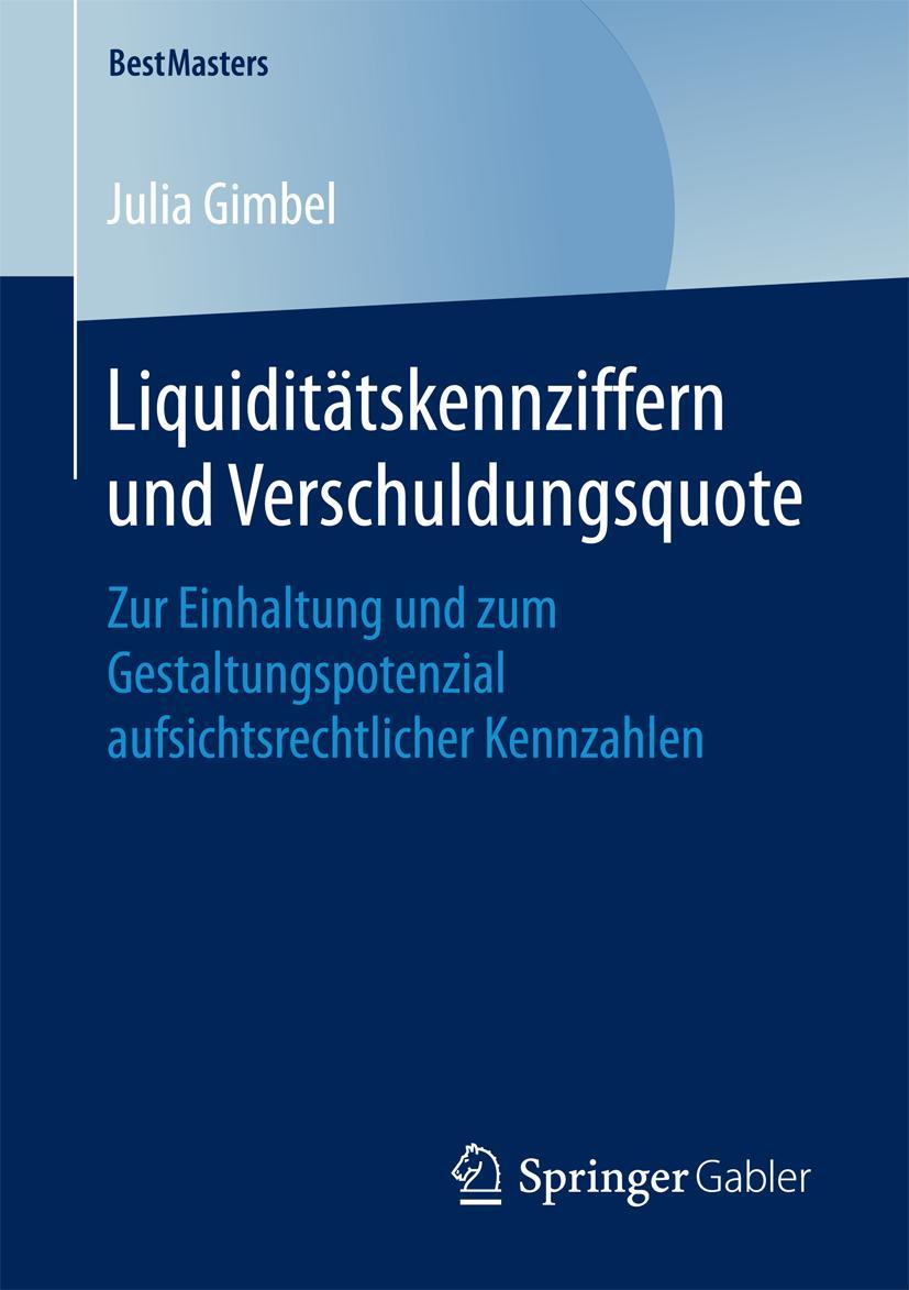 Vorderes Coverbild Liquiditätskennziffern und Verschuldungsquote
