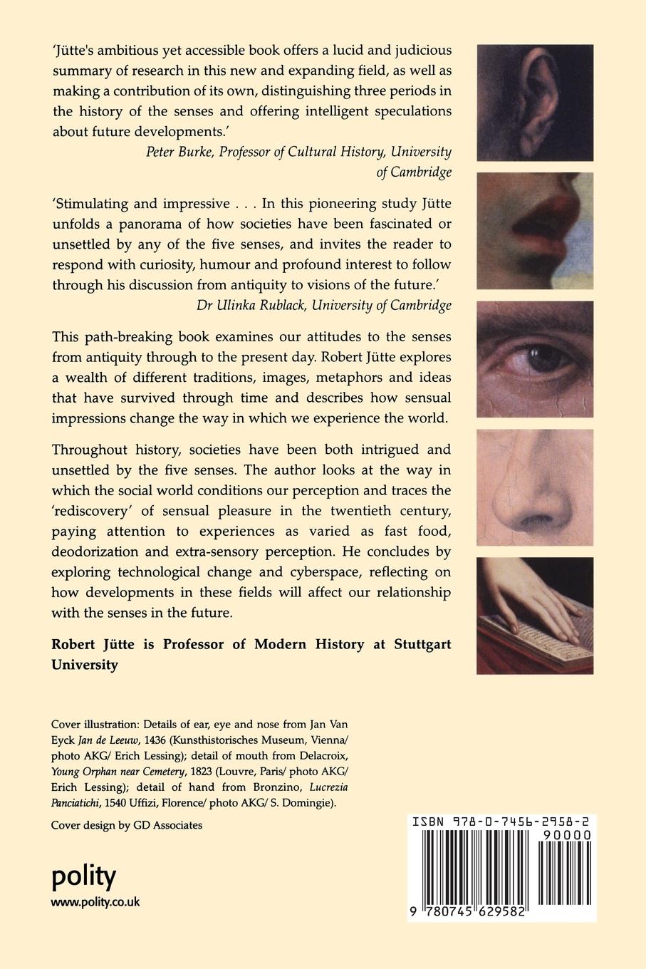 Rückseitencover A History of the Senses