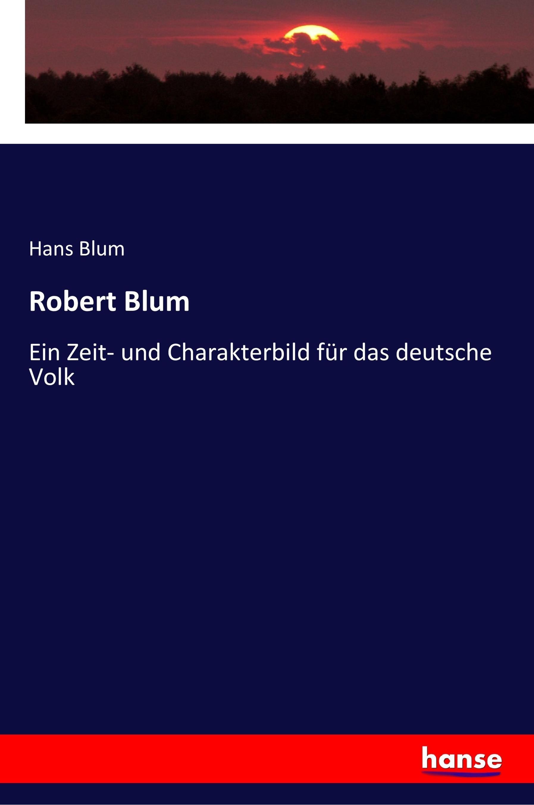 Vorderes Coverbild Robert Blum