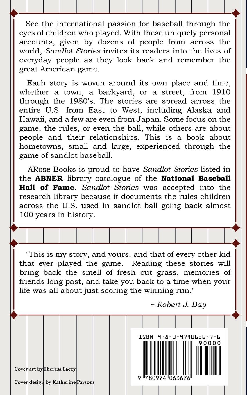 Rückseitencover Sandlot Stories