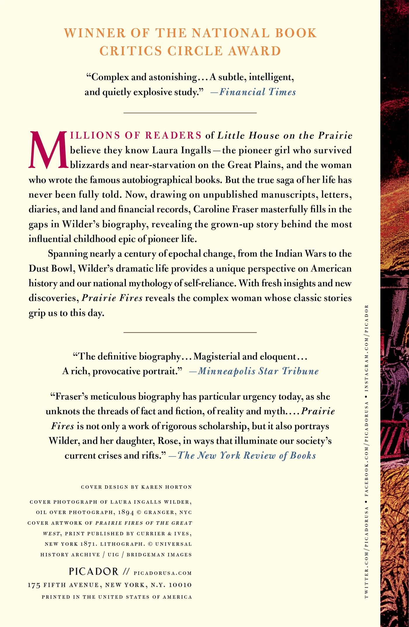 Rückseitencover Prairie Fires