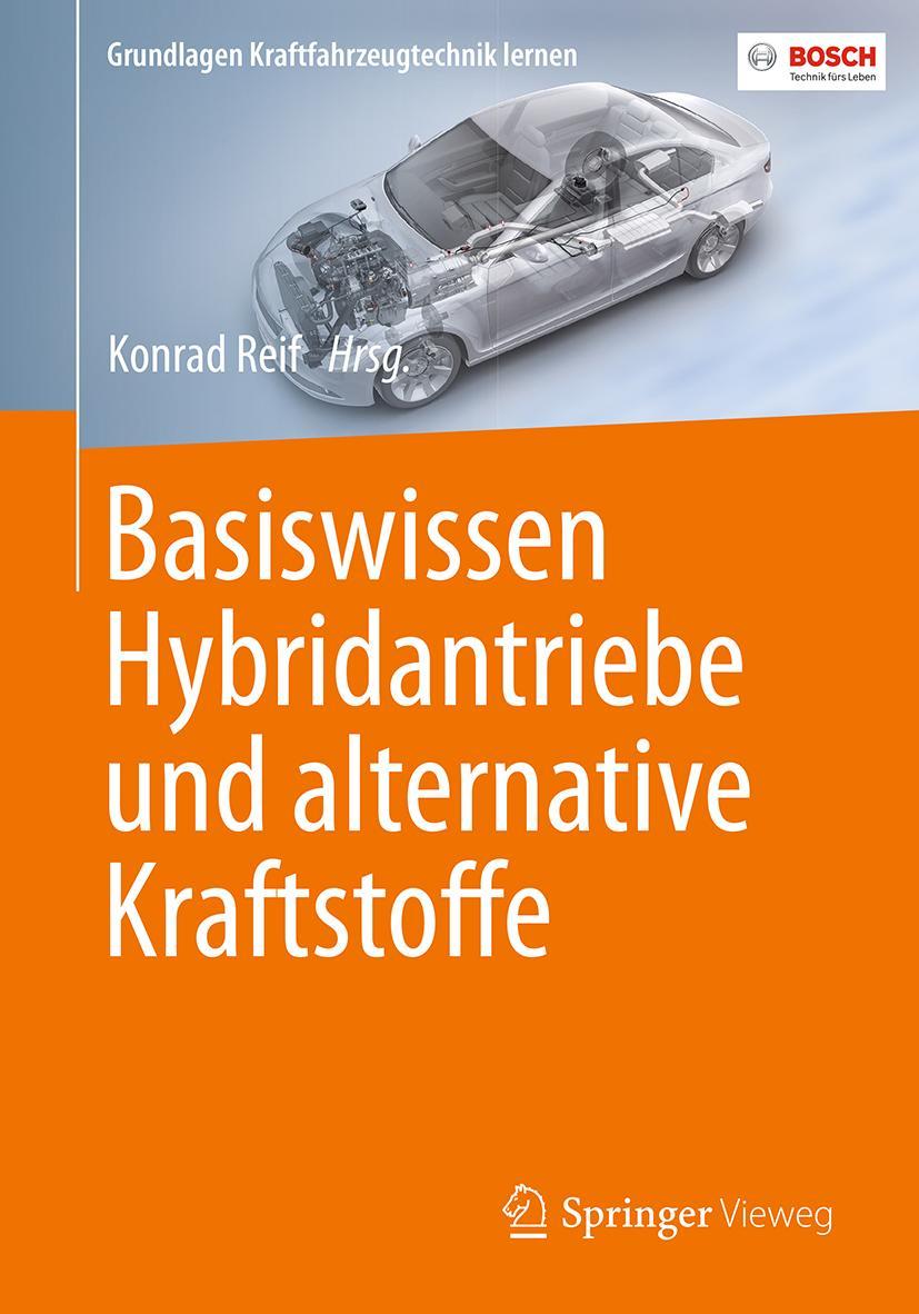 Vorderes Coverbild Basiswissen Hybridantriebe und alternative Kraftstoffe