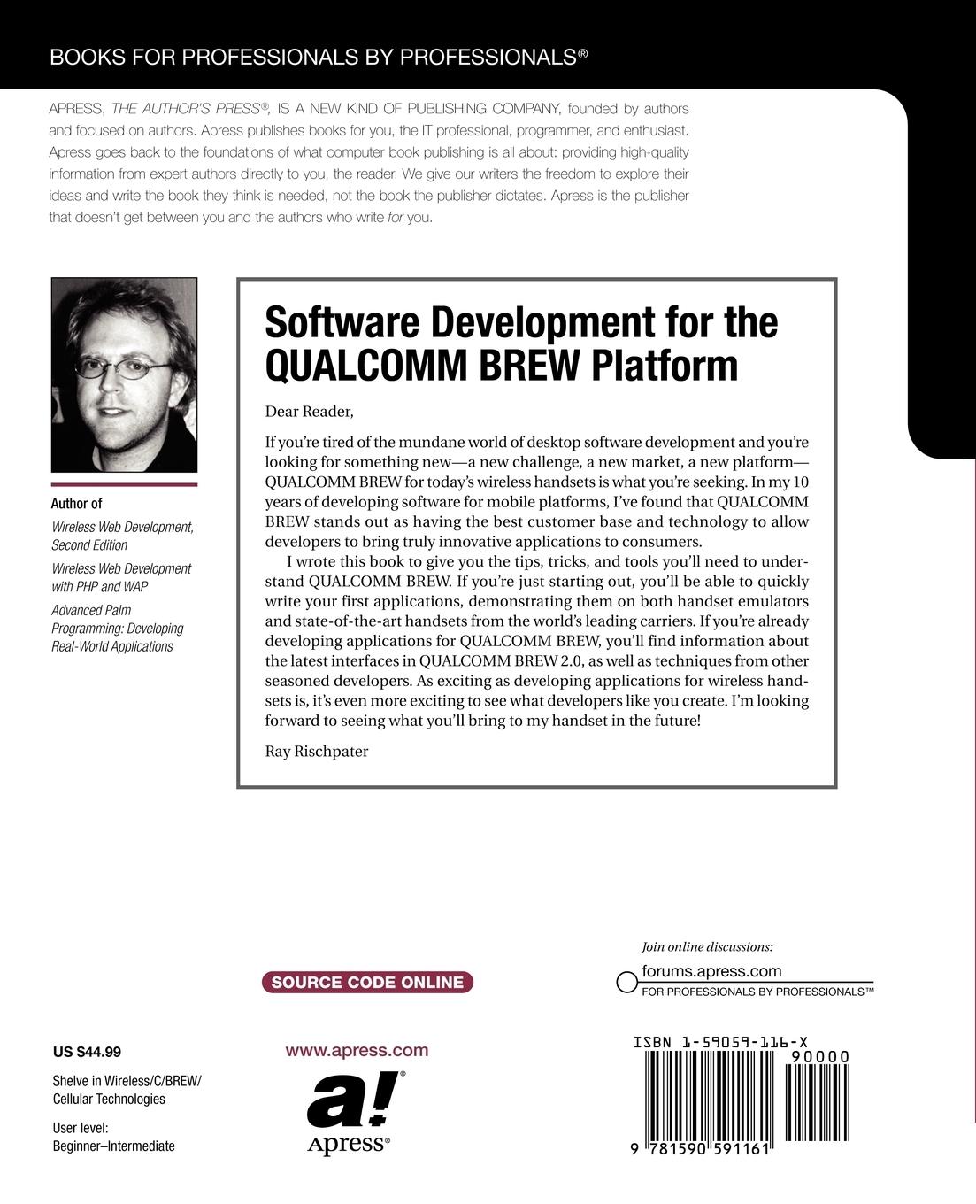 Rückseitencover Software Development for the QUALCOMM BREW Platform