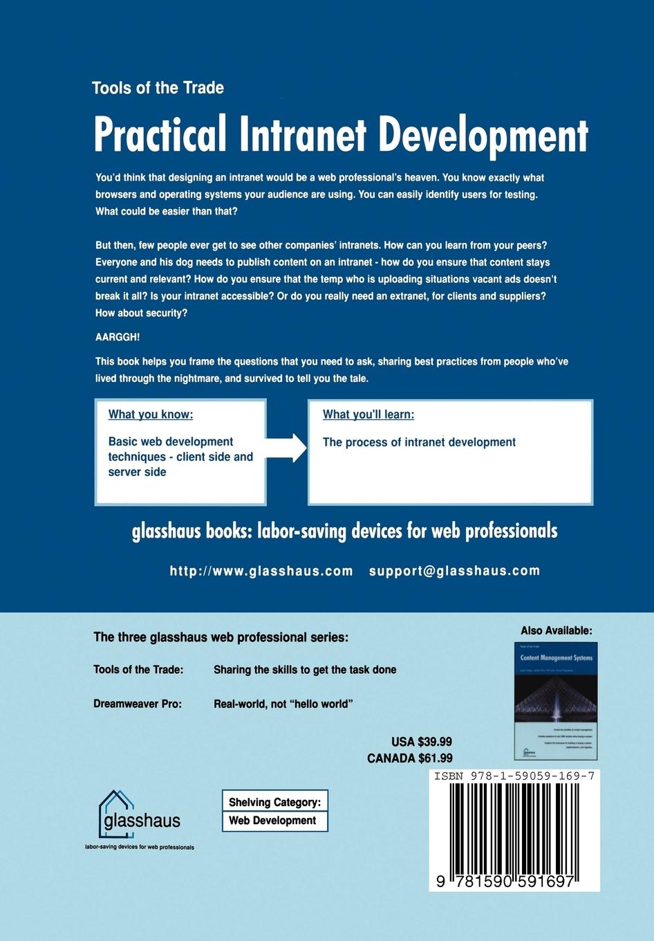 Rückseitencover Practical Intranet Development
