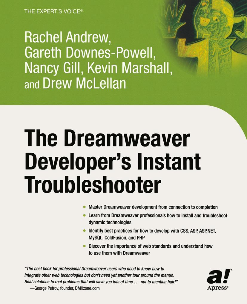 Vorderes Coverbild The Dreamweaver Developer's Instant Troubleshooter