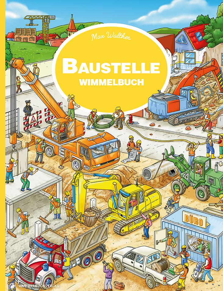 Vorderes Coverbild Baustelle Wimmelbuch