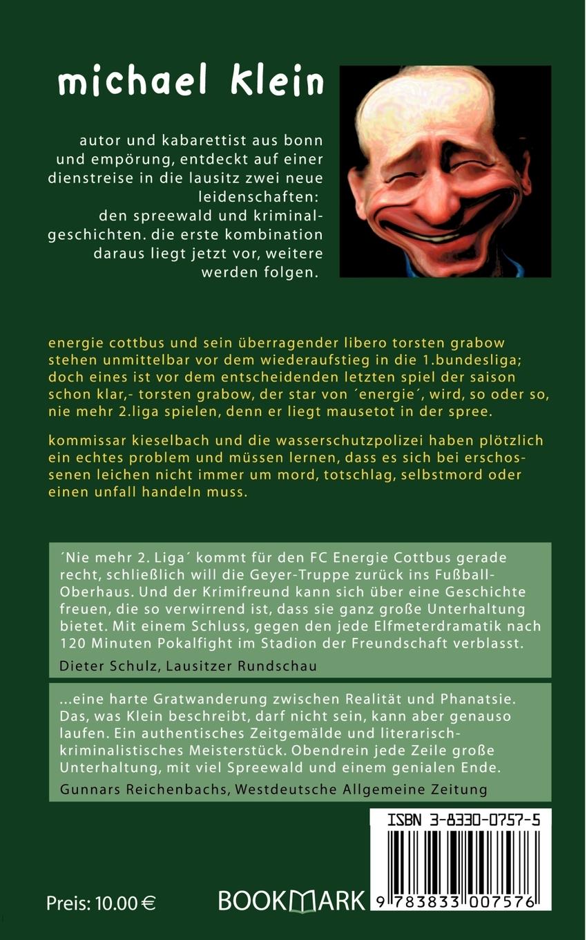 Rückseitencover nie mehr 2. liga