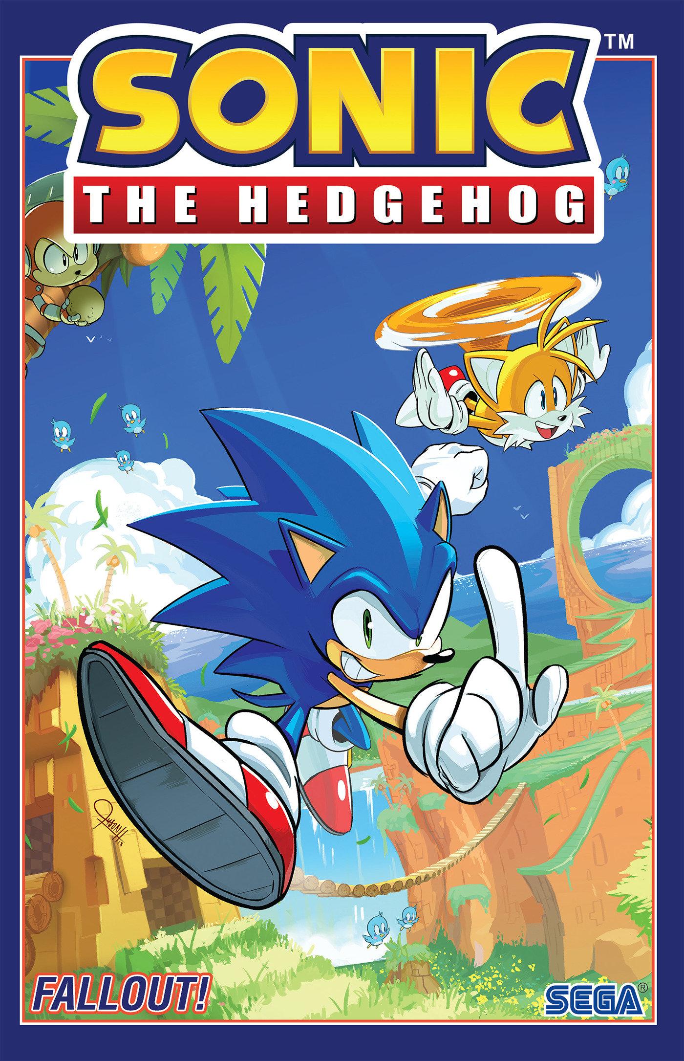 Vorderes Coverbild Sonic the Hedgehog, Vol. 1: Fallout!