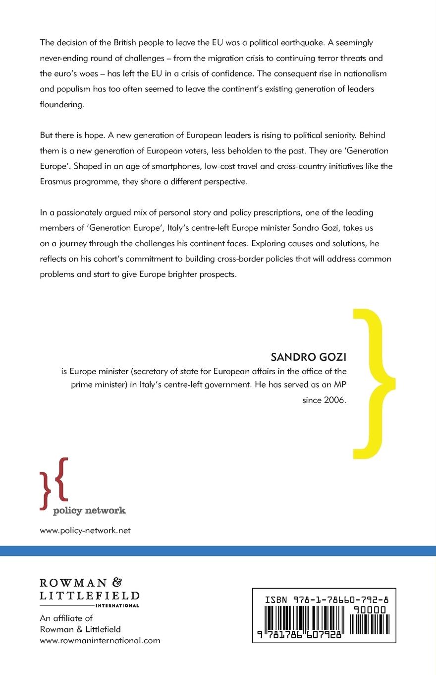 Rückseitencover Generation Europe