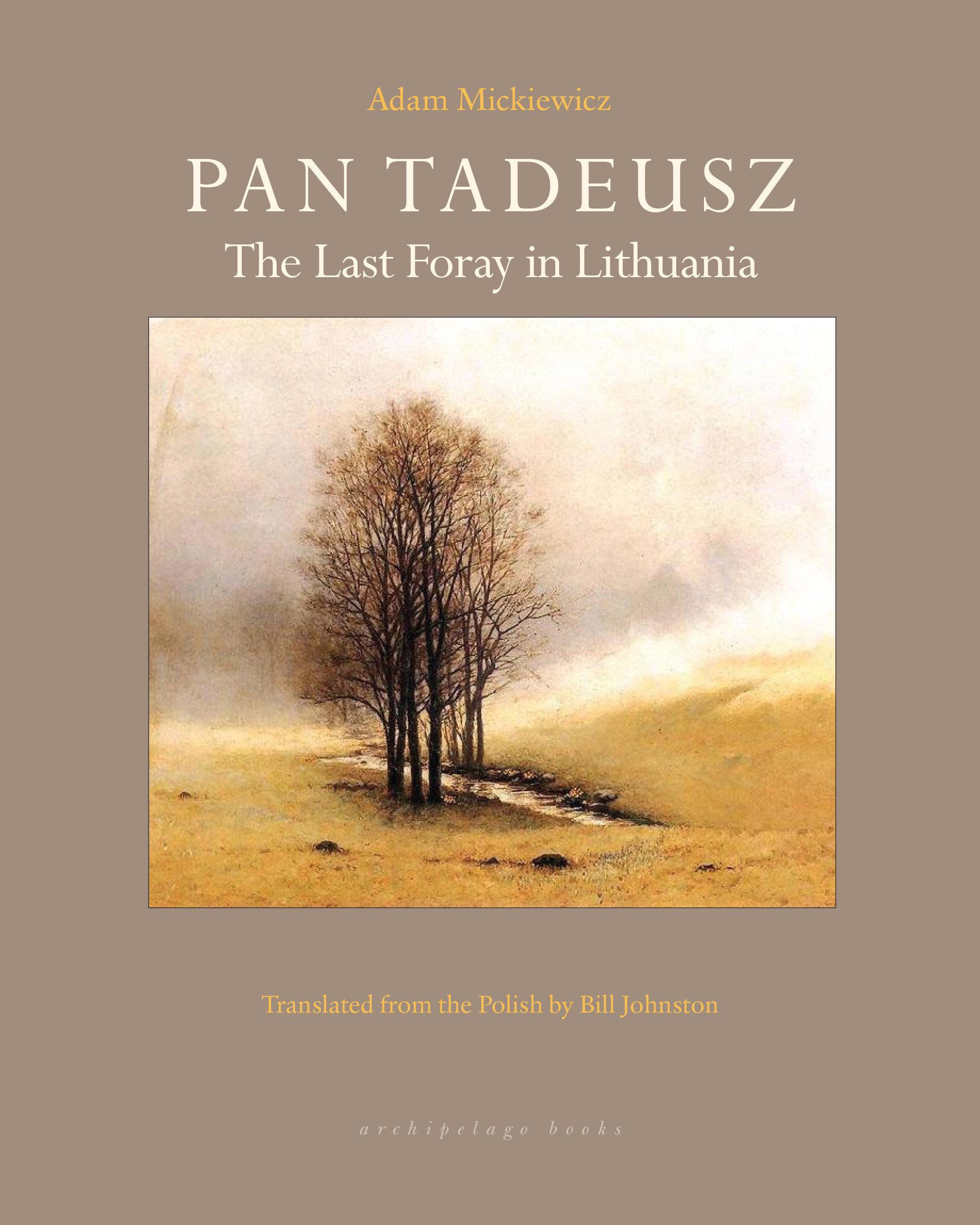 Vorderes Coverbild Pan Tadeusz