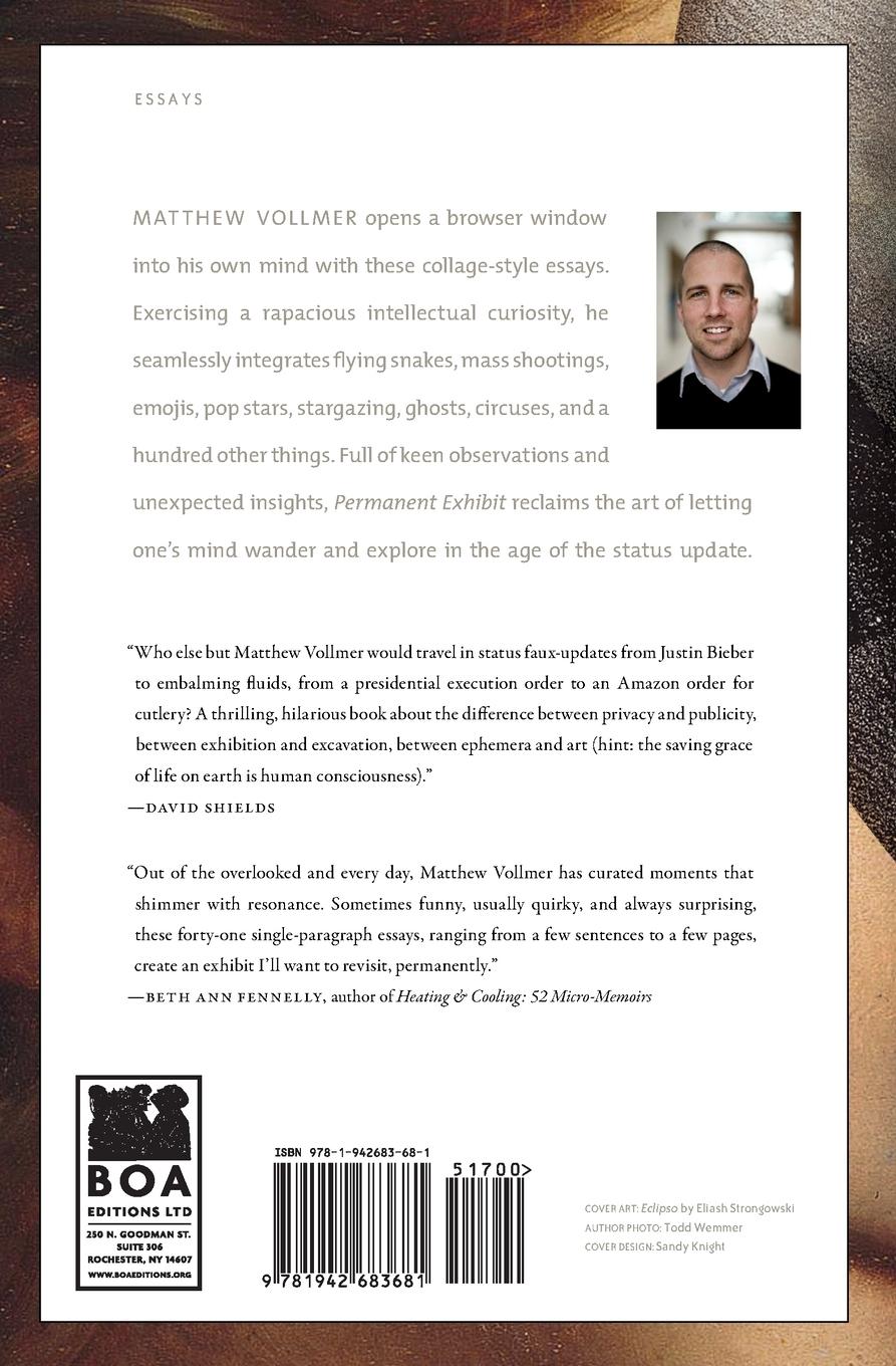 Rückseitencover Permanent Exhibit