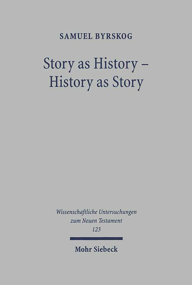 Vorderes Coverbild Story as History - History as Story