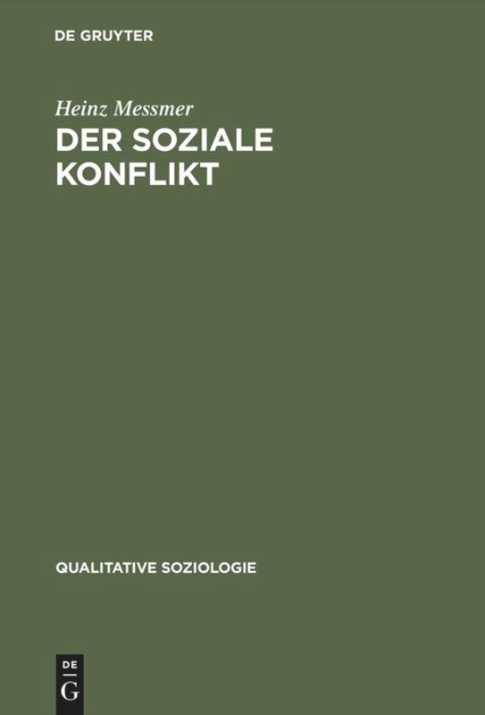 Vorderes Coverbild Der soziale Konflikt
