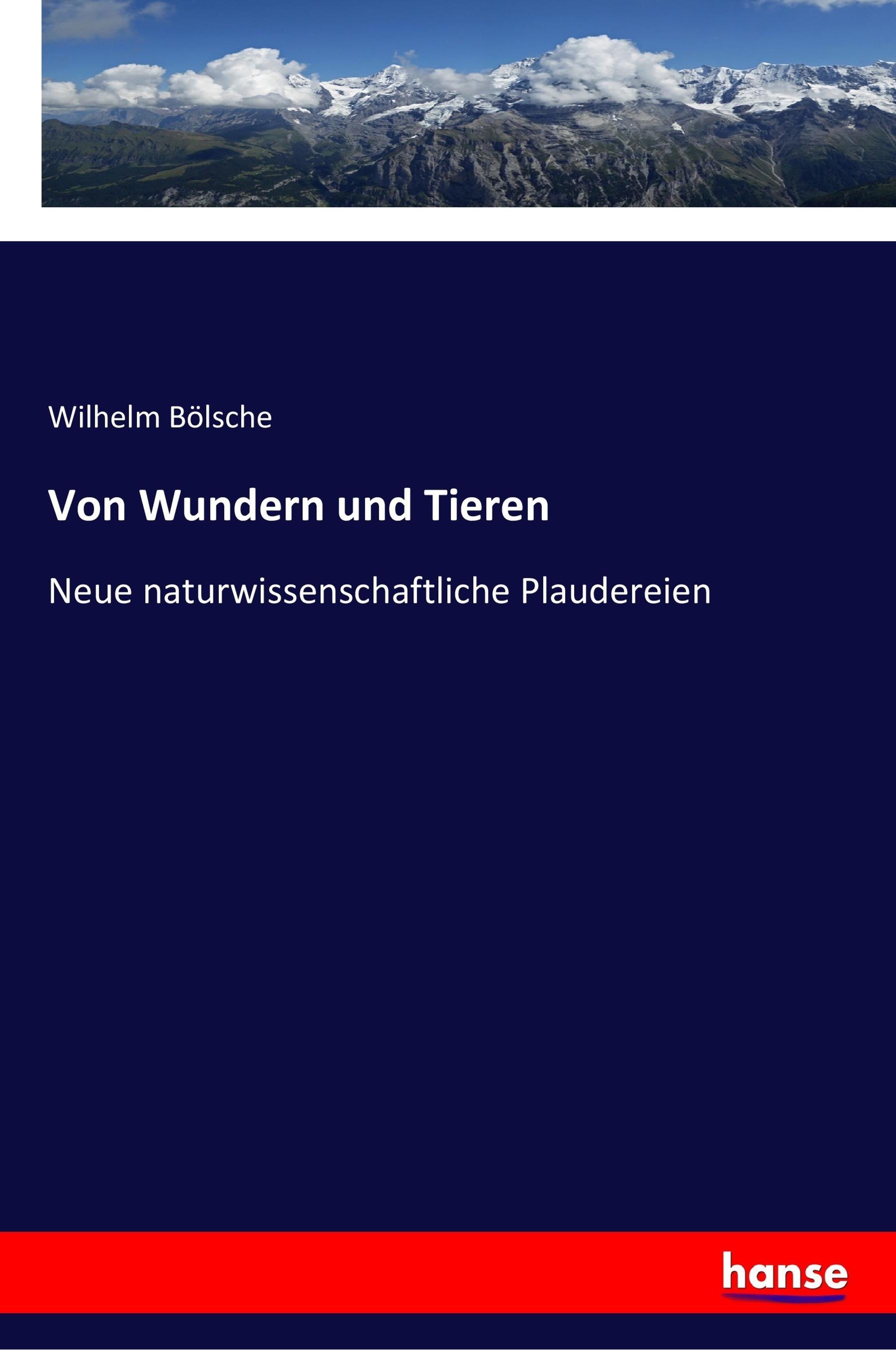 Vorderes Coverbild Von Wundern und Tieren
