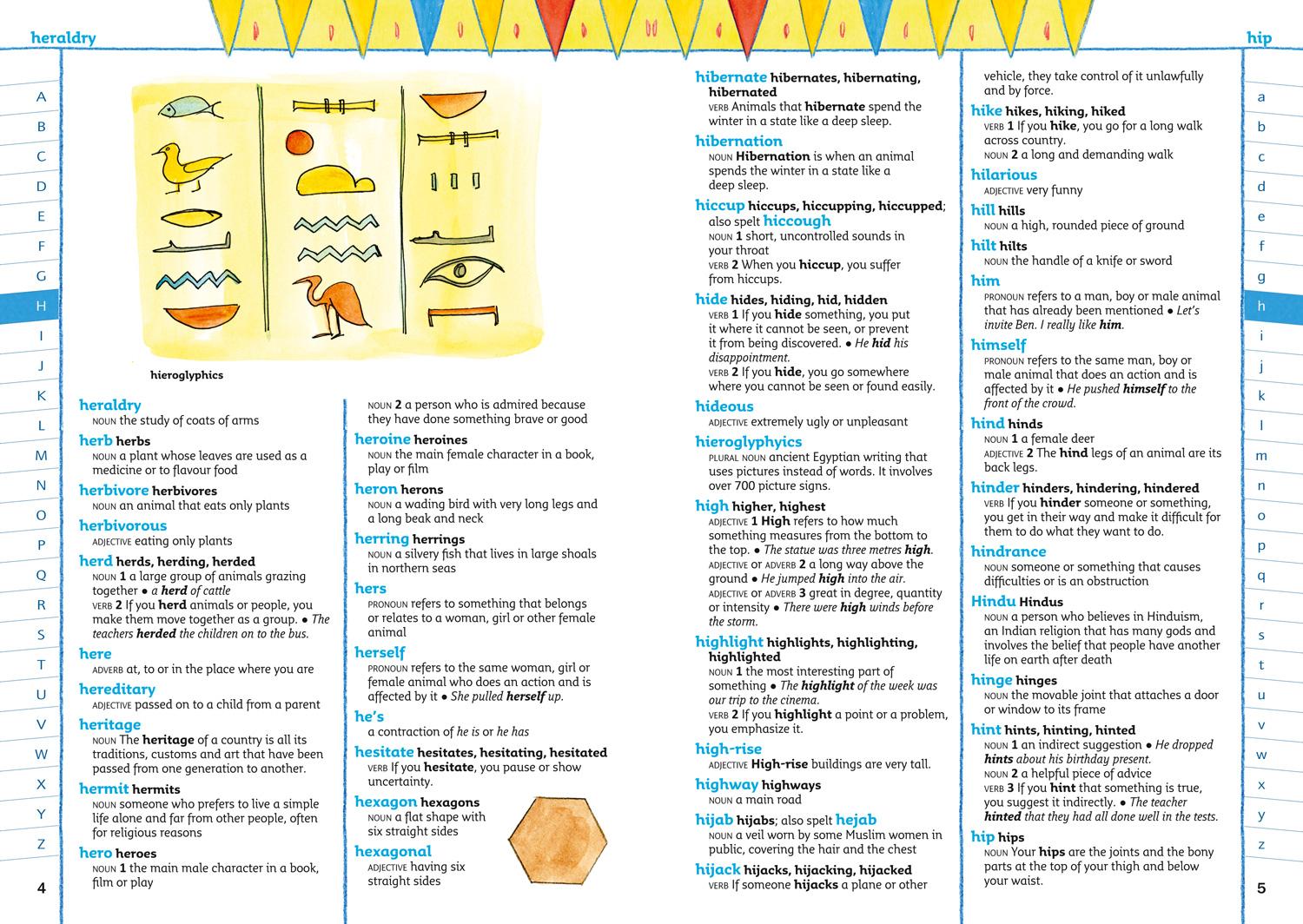 Beispielinhalt (Bild) Primary Dictionary