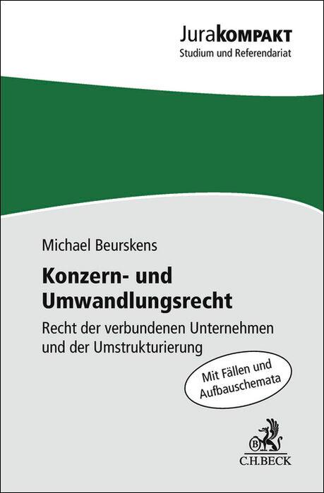Vorderes Coverbild Konzern- und Umwandlungsrecht