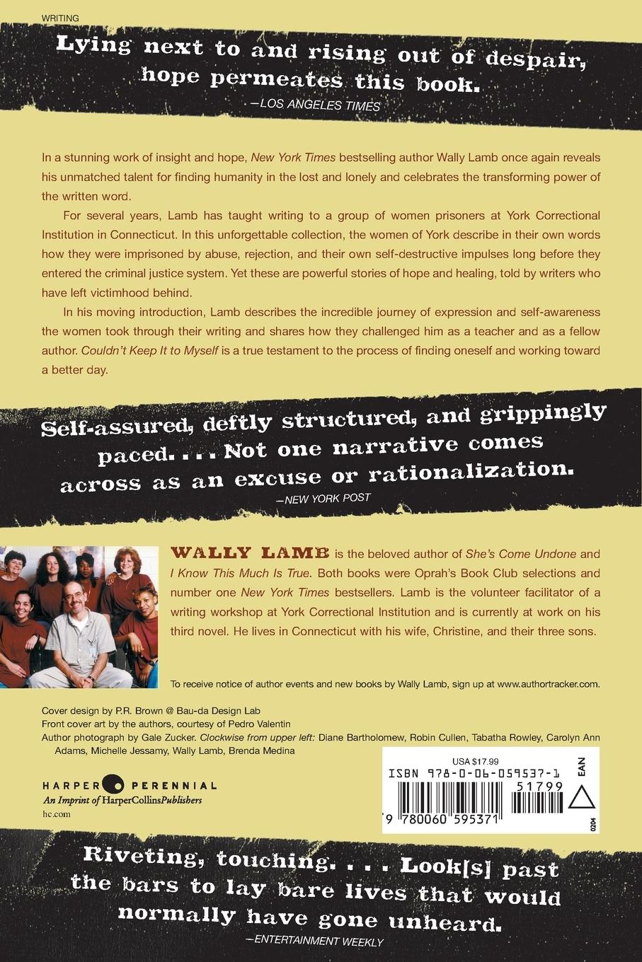 Rückseitencover Couldn't Keep It to Myself