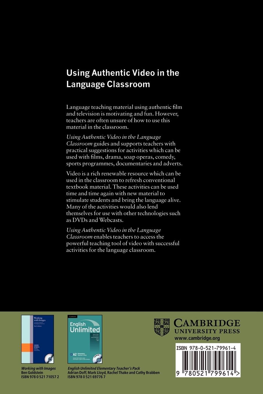 Rückseitencover Using Authentic Video in the Language Classroom