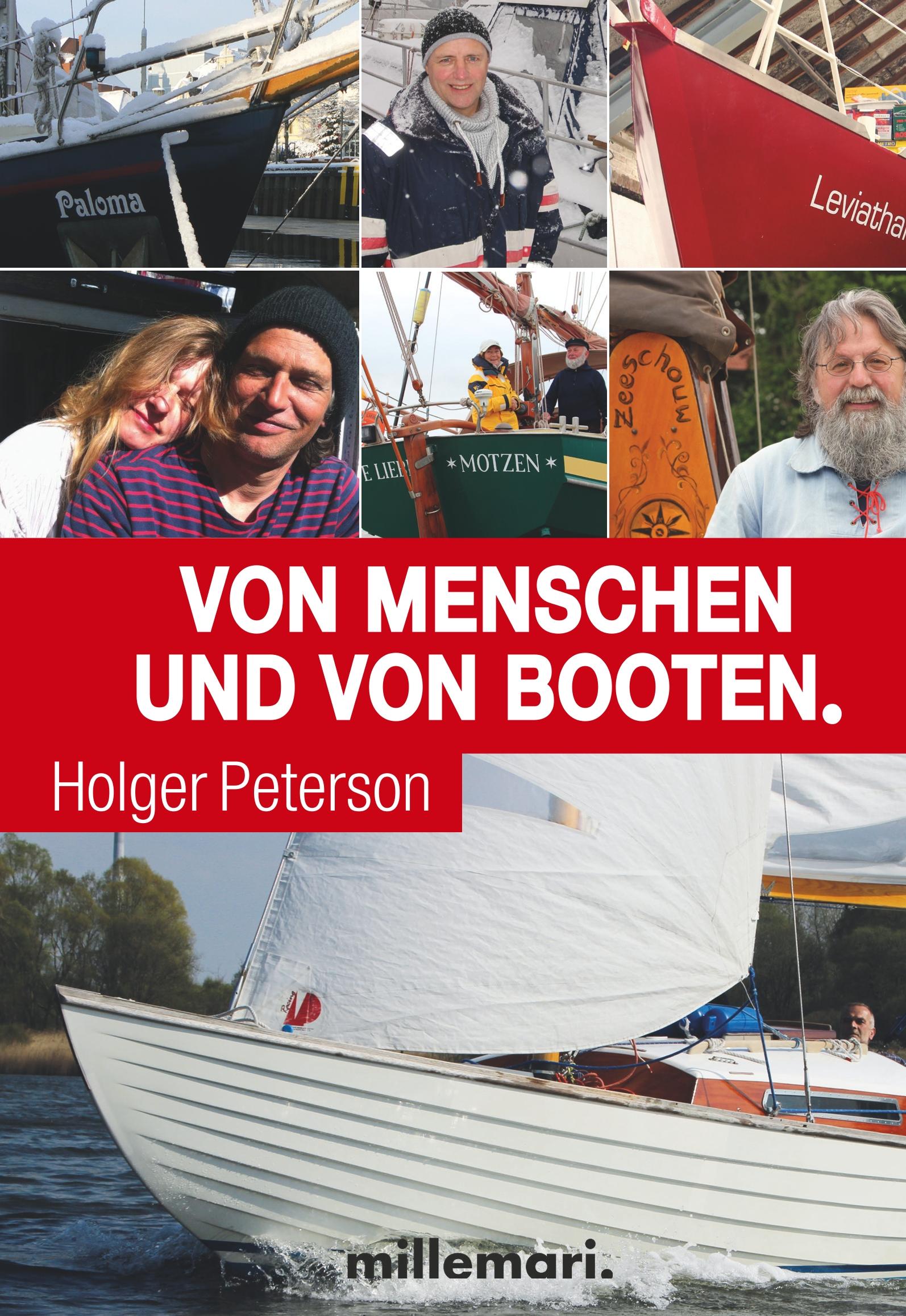 Vorderes Coverbild Von Menschen und von Booten.