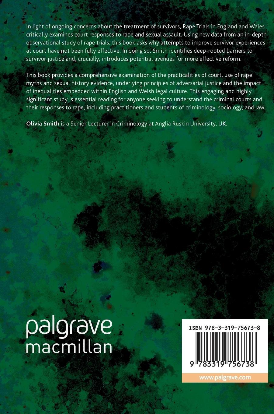 Rückseitencover Rape Trials in England and Wales