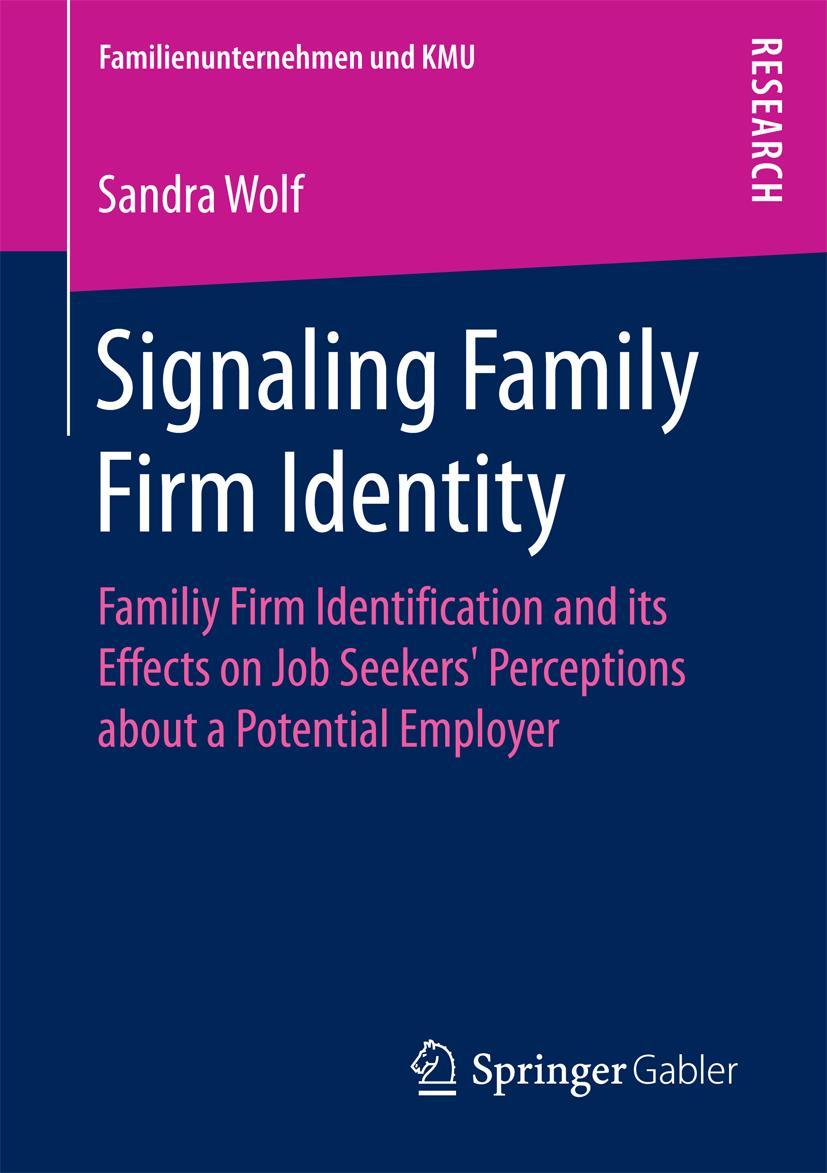 Vorderes Coverbild Signaling Family Firm Identity
