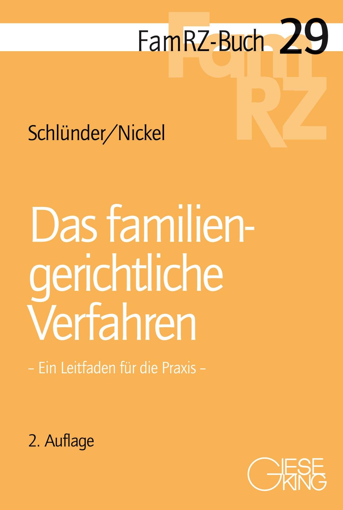 Vorderes Coverbild Das familiengerichtliche Verfahren