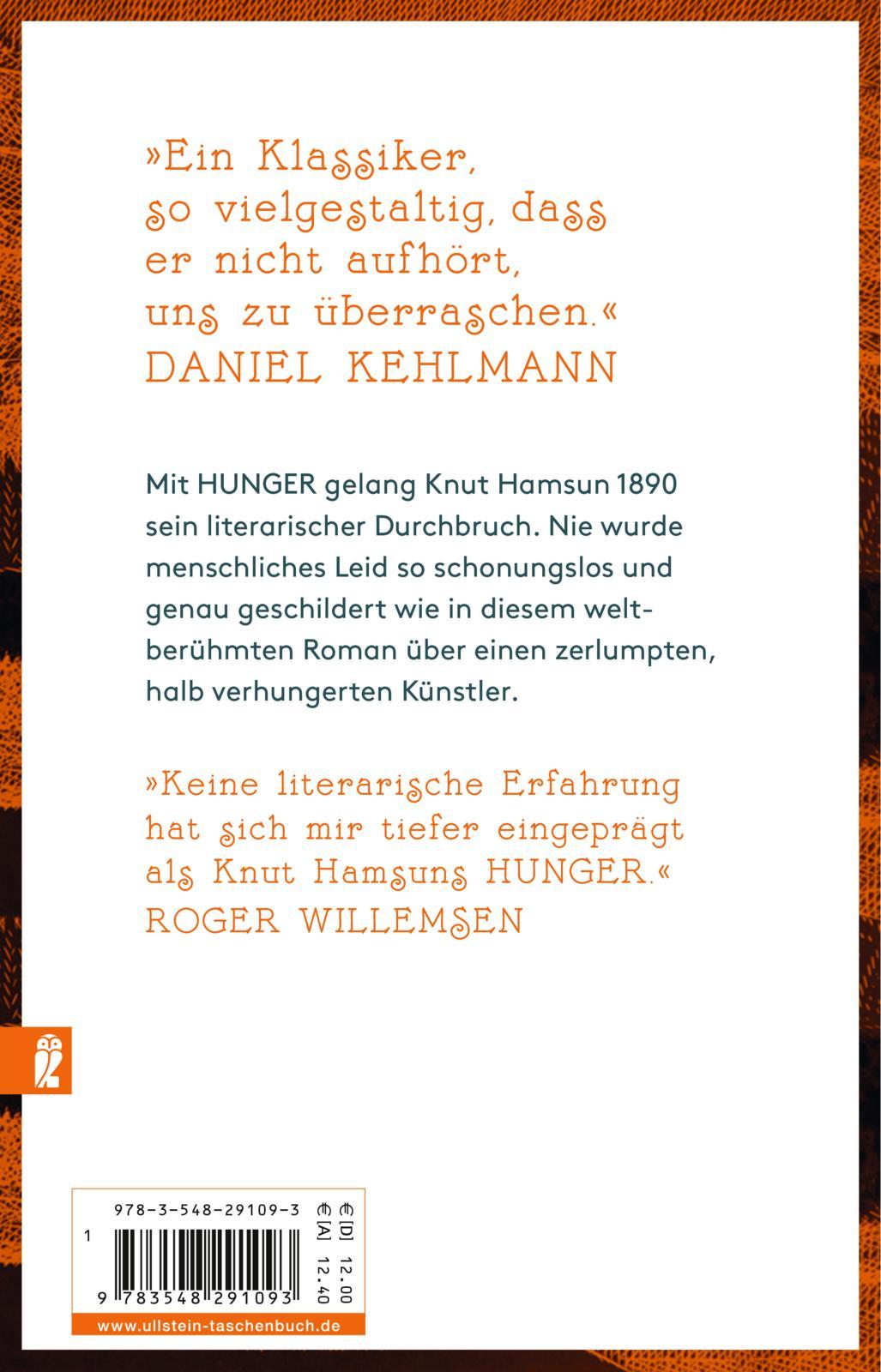 Rückseitencover Hunger
