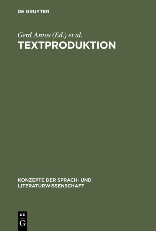 Vorderes Coverbild Textproduktion
