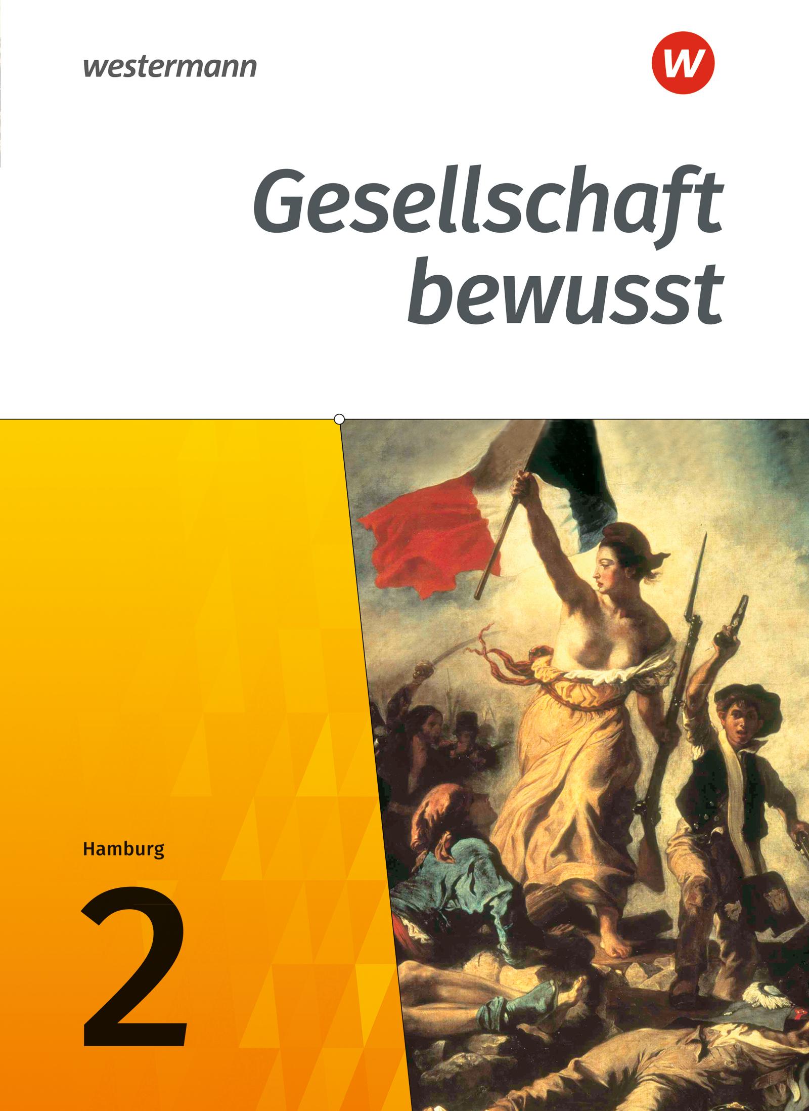 Vorderes Coverbild Gesellschaft bewusst 2. Schulbuch. Stadtteilschulen. Hamburg
