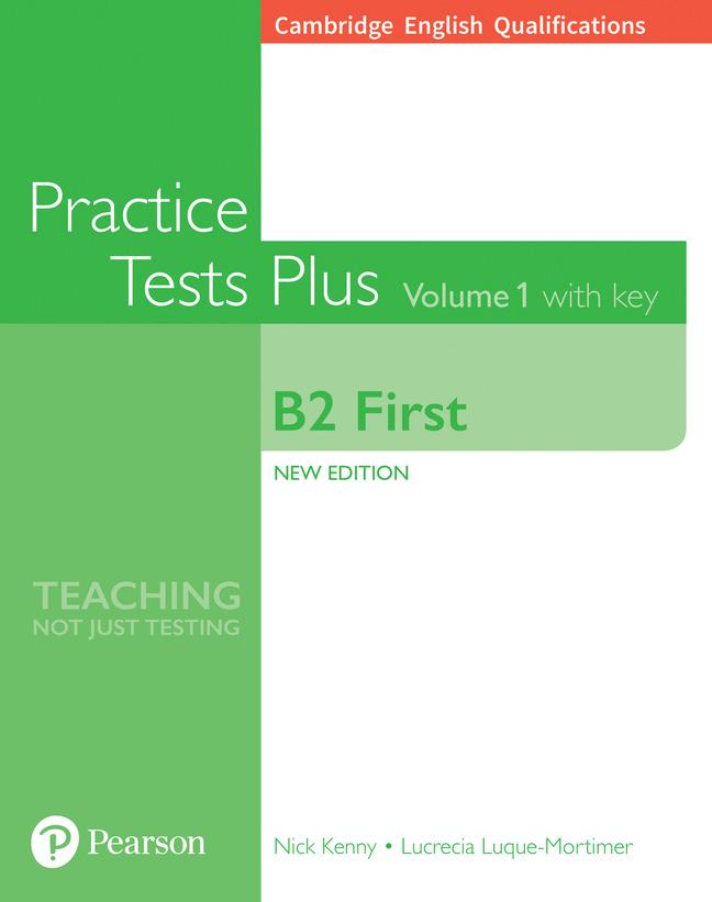 Vorderes Coverbild Cambridge English: First Practice Tests Plus with key