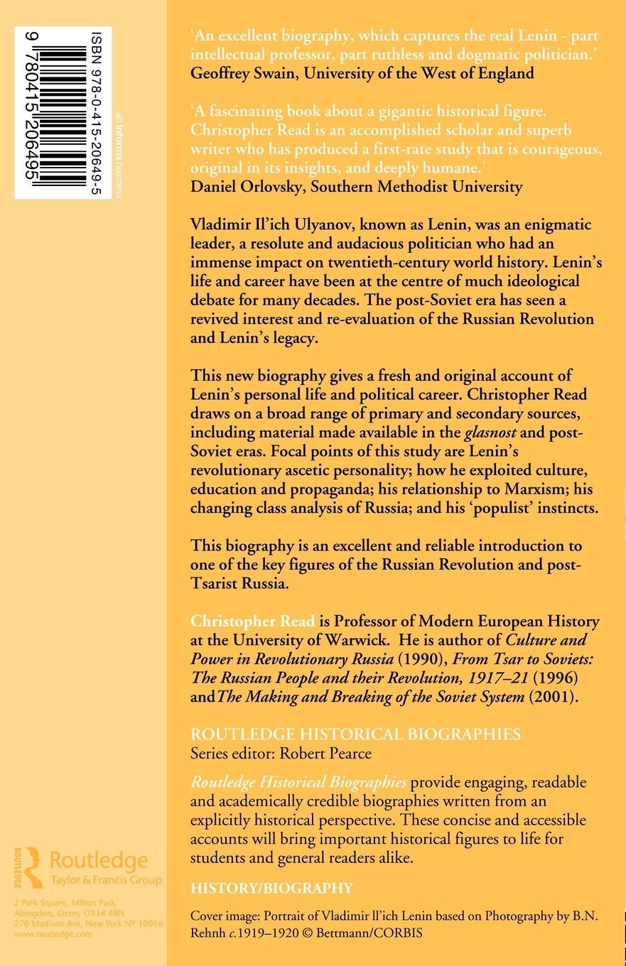 Rückseitencover Lenin