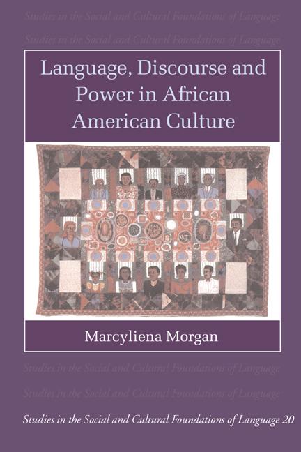 Vorderes Coverbild Language, Discourse and Power in African American Culture
