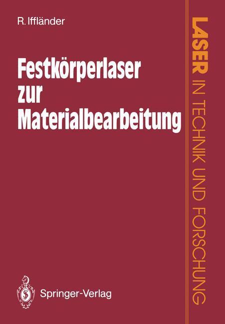 Vorderes Coverbild Festkörperlaser zur Materialbearbeitung