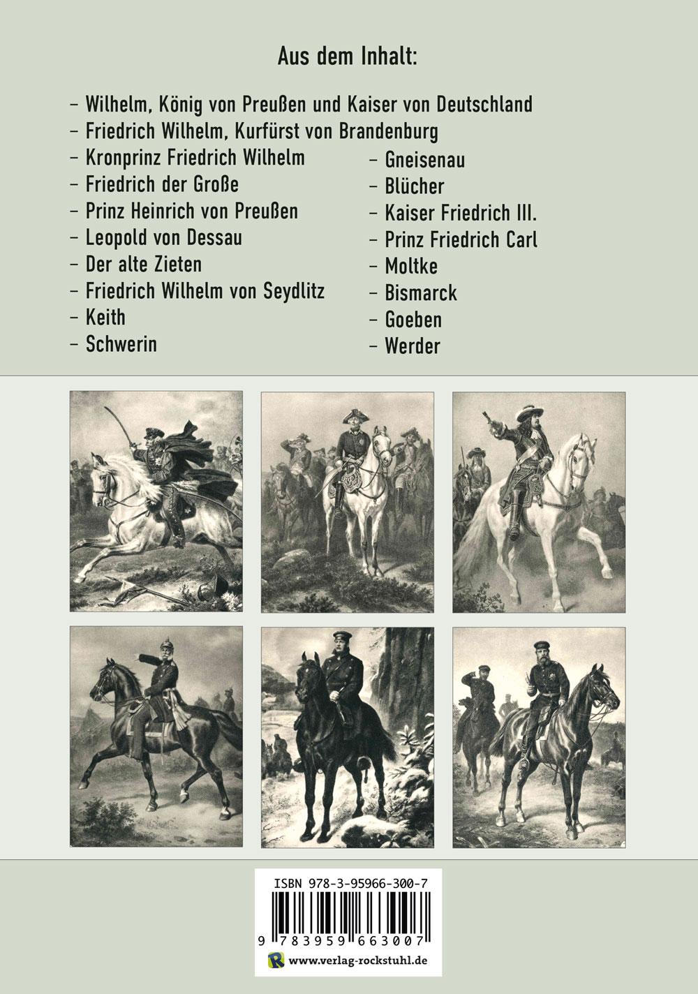 Rückseitencover Preußische Generäle