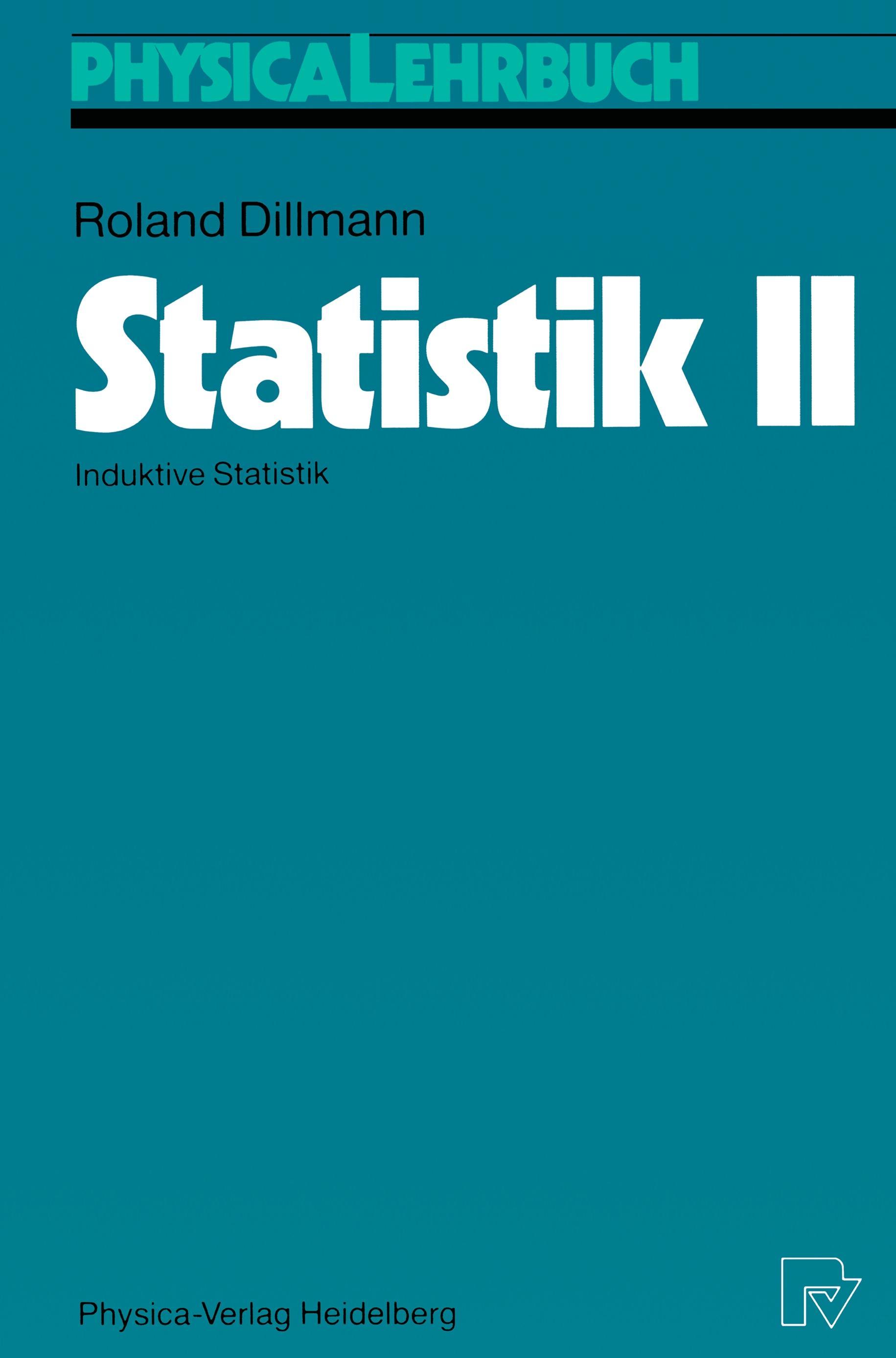 Vorderes Coverbild Statistik II