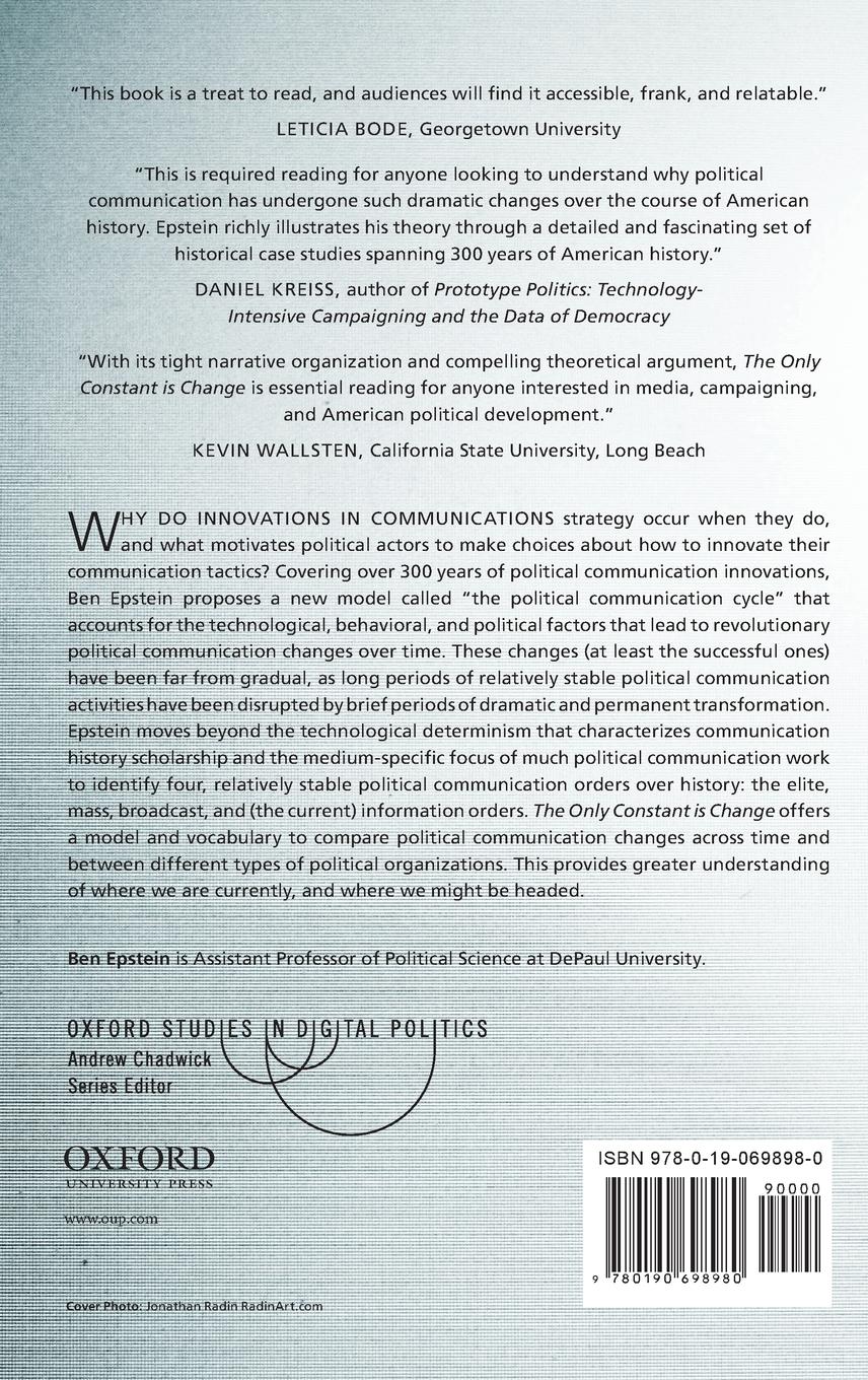 Rückseitencover The Only Constant Is Change