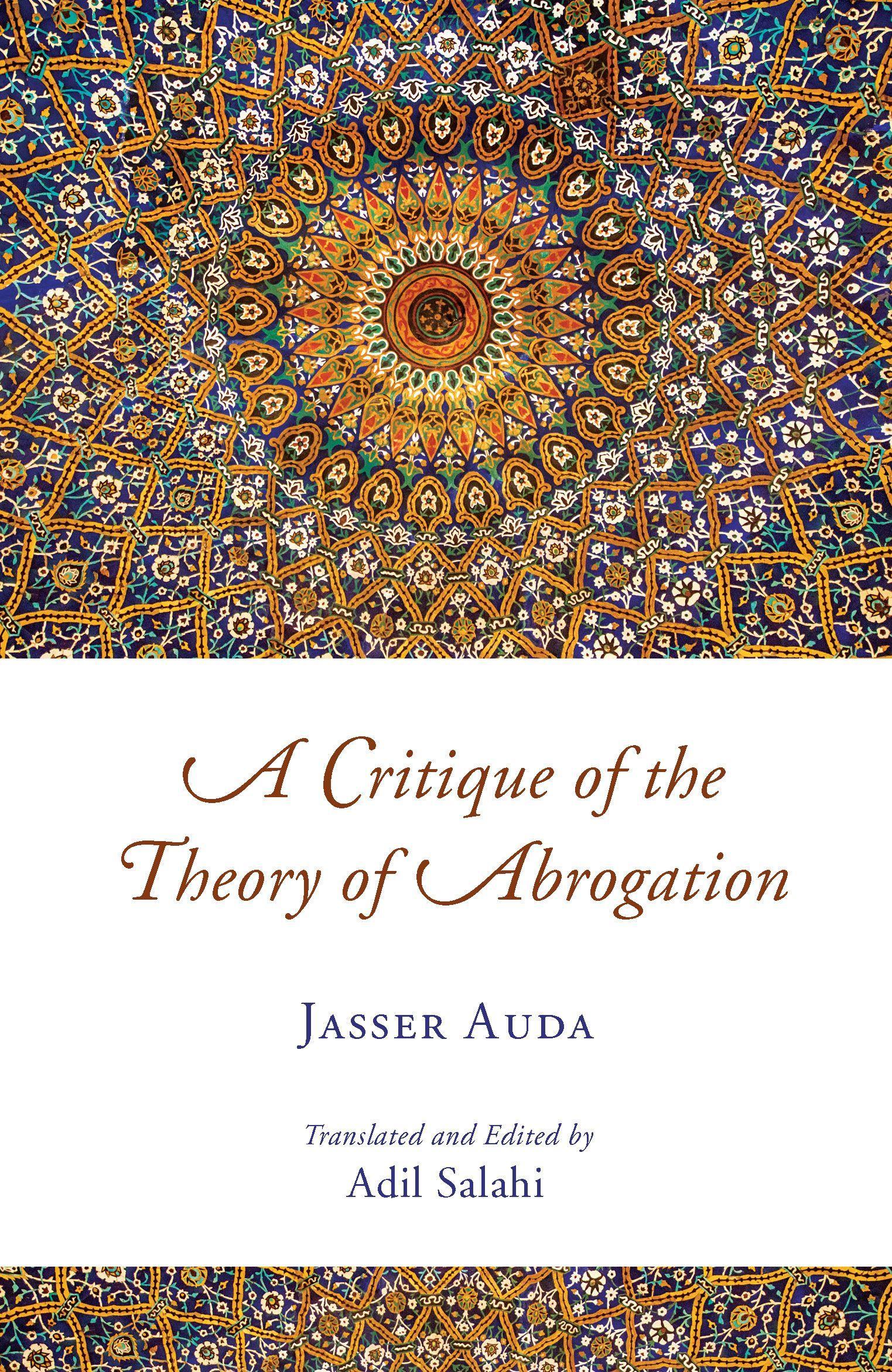 Vorderes Coverbild A Critique of the Theory of Abrogation