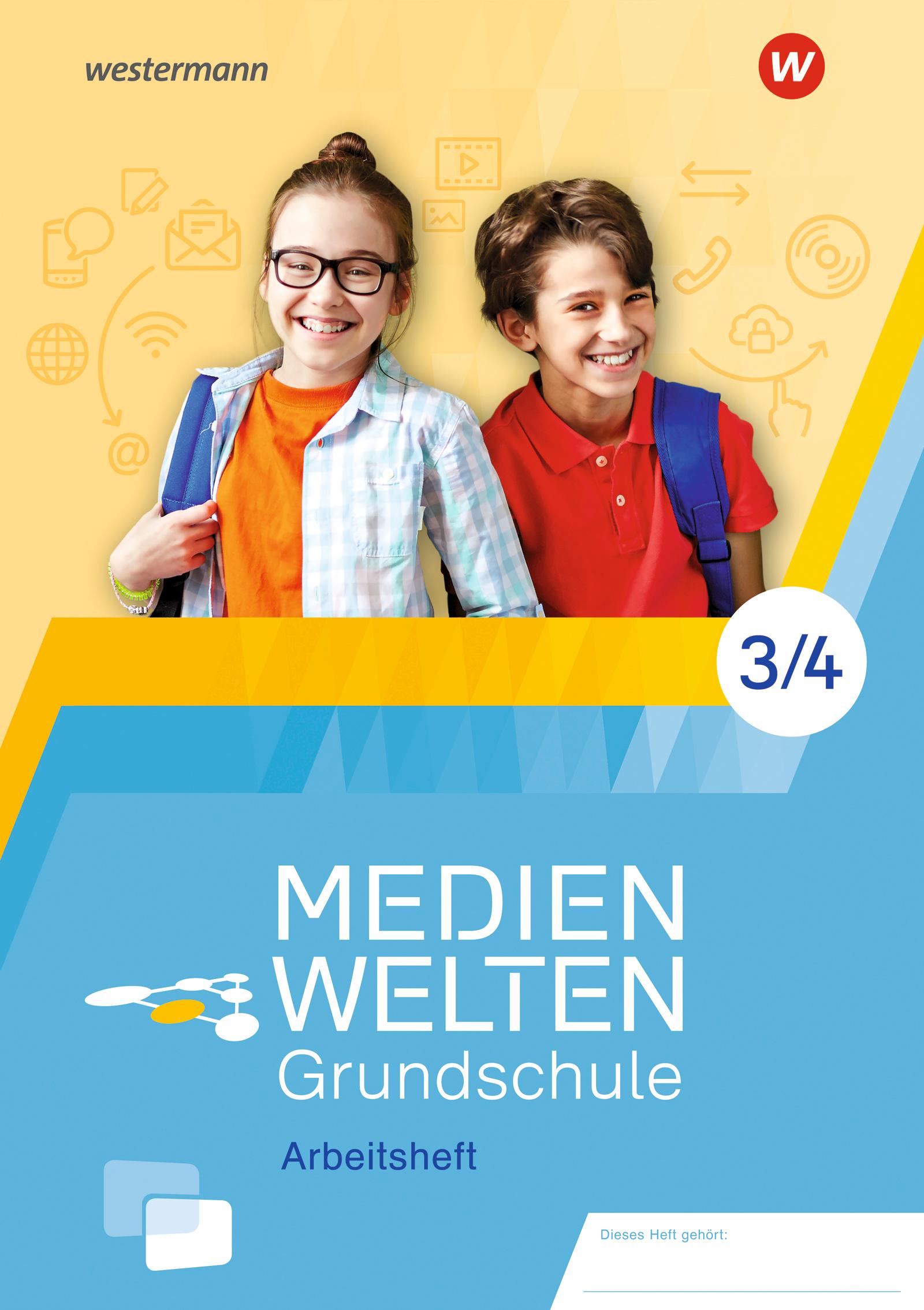 Vorderes Coverbild MEDIEWELTEN Grundschule 3 / 4. Arbeitsheft